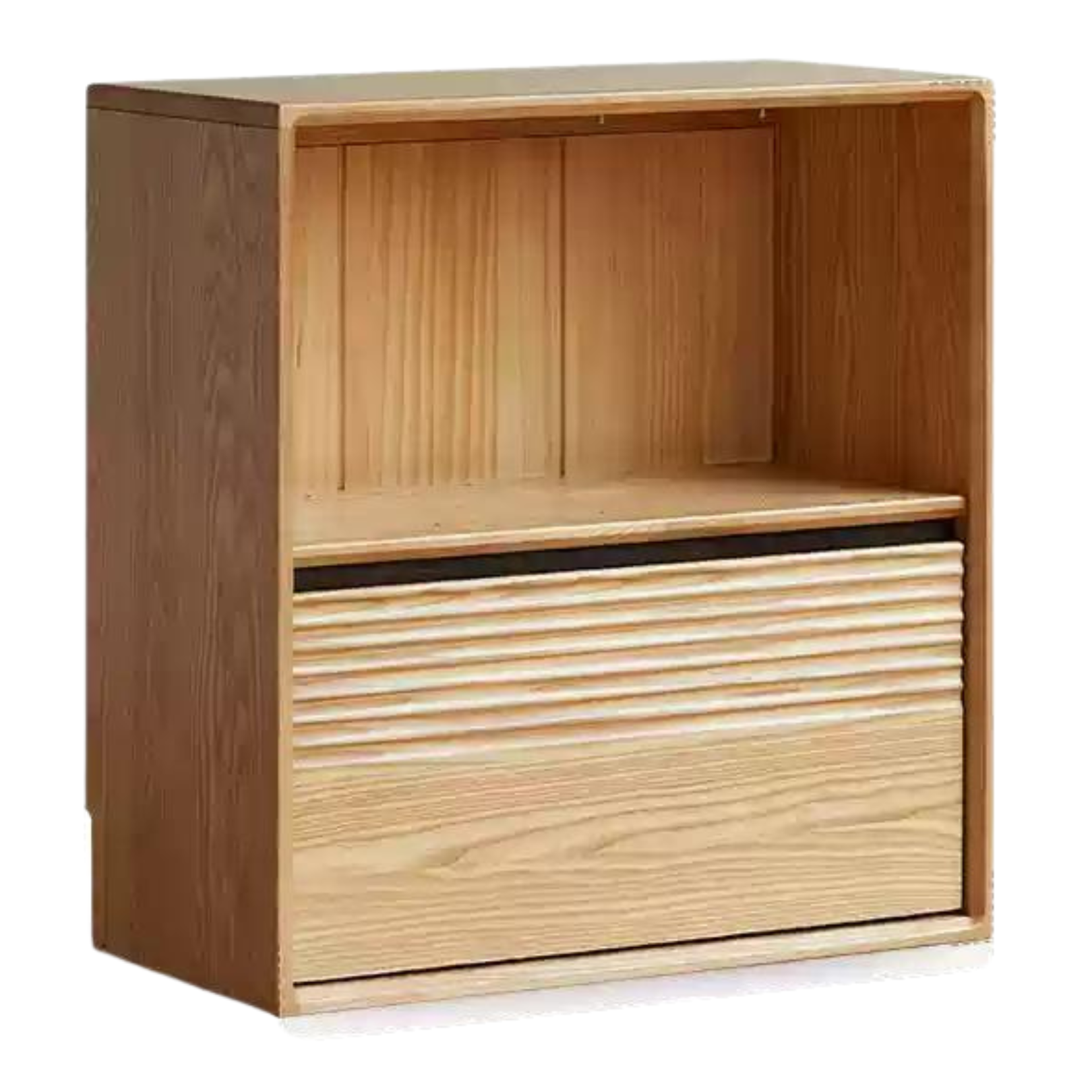 Ash solid wood combination module bookcase