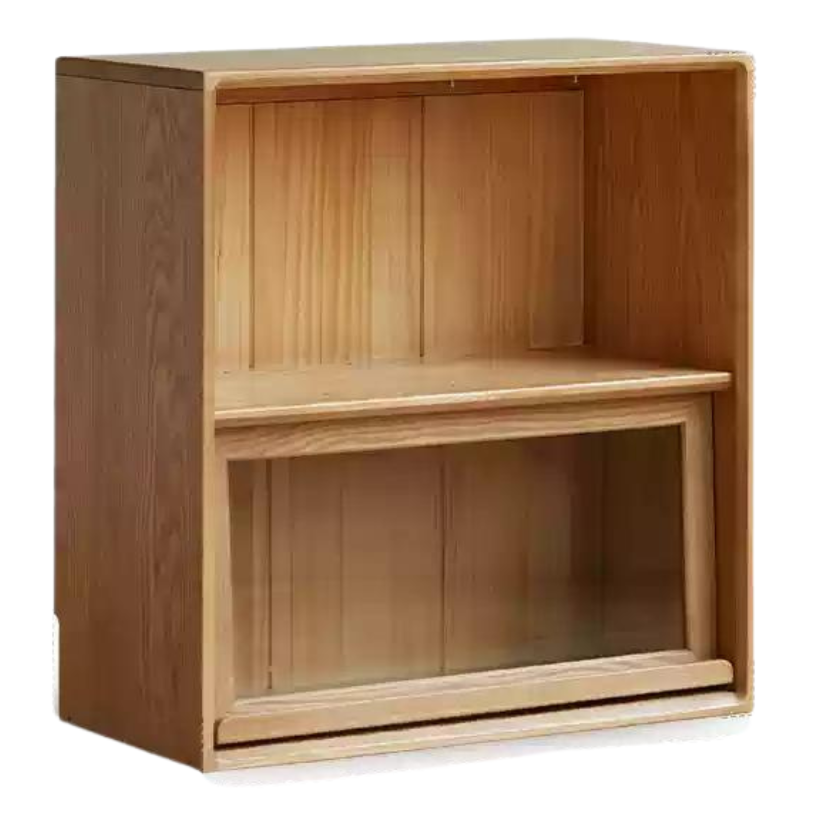 Ash solid wood combination module bookcase