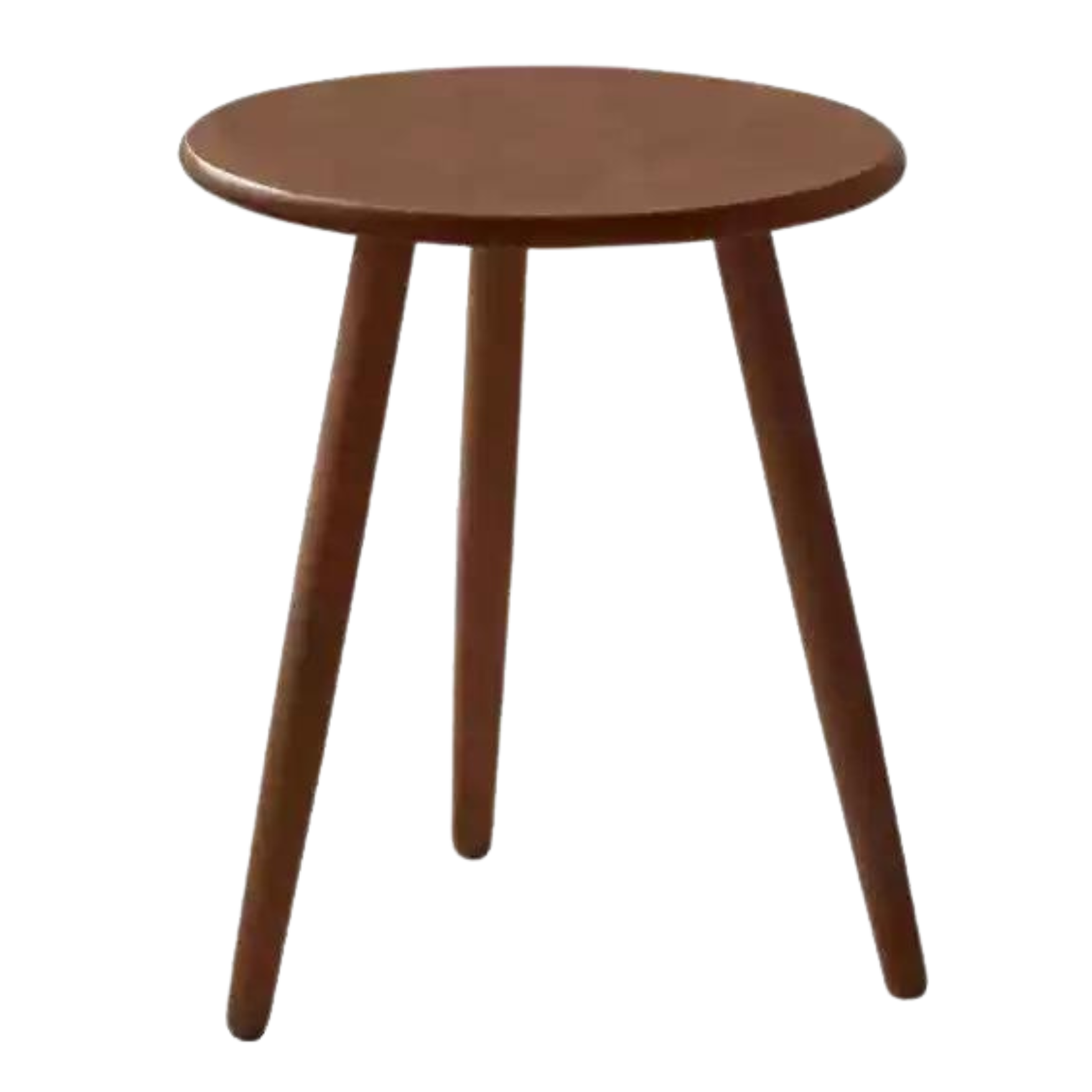 Beech Solid Wood Small Round Side Table