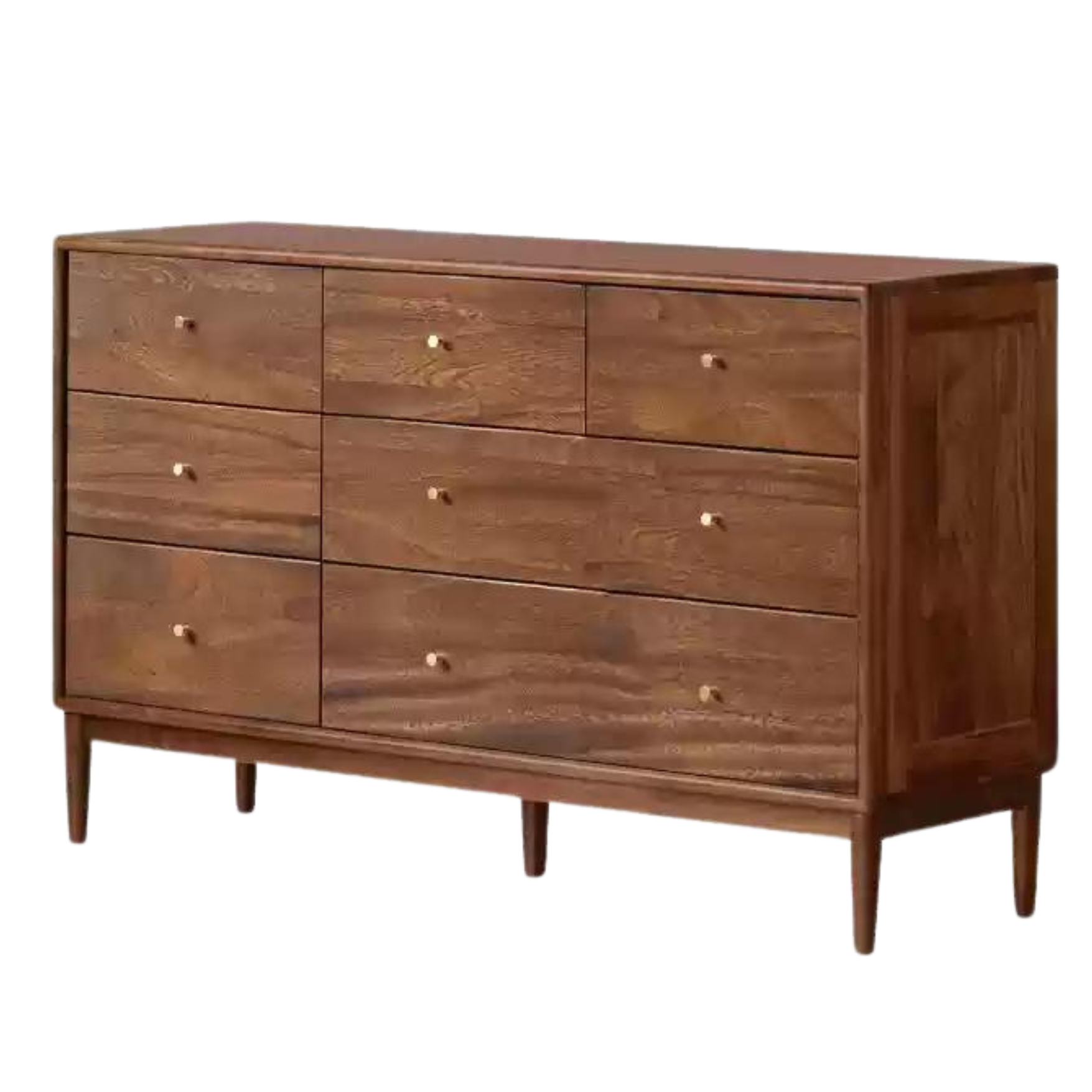 Black Walnut solid wood drawer, modern porch cabinet: