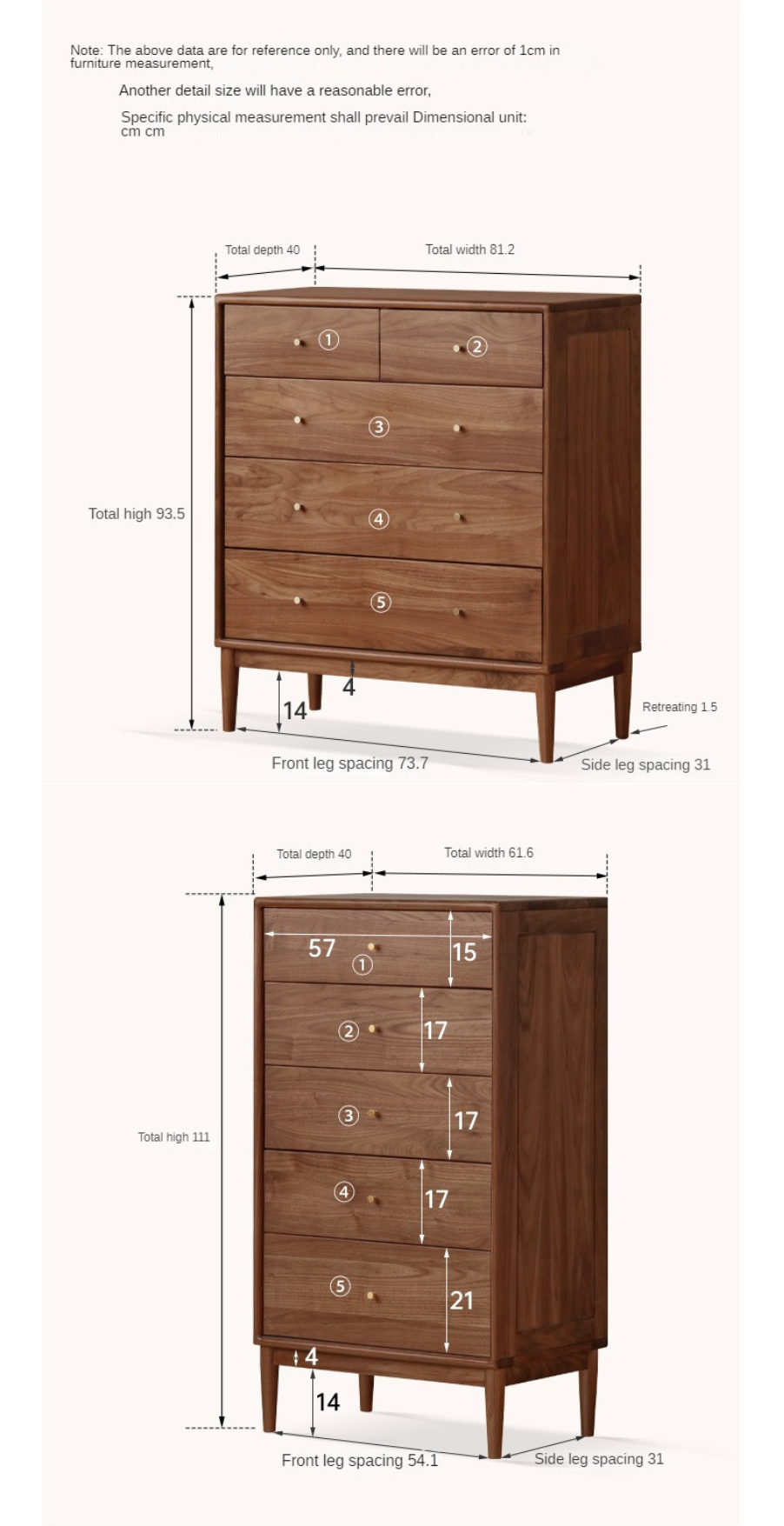 Black Walnut solid wood drawer, modern porch cabinet: