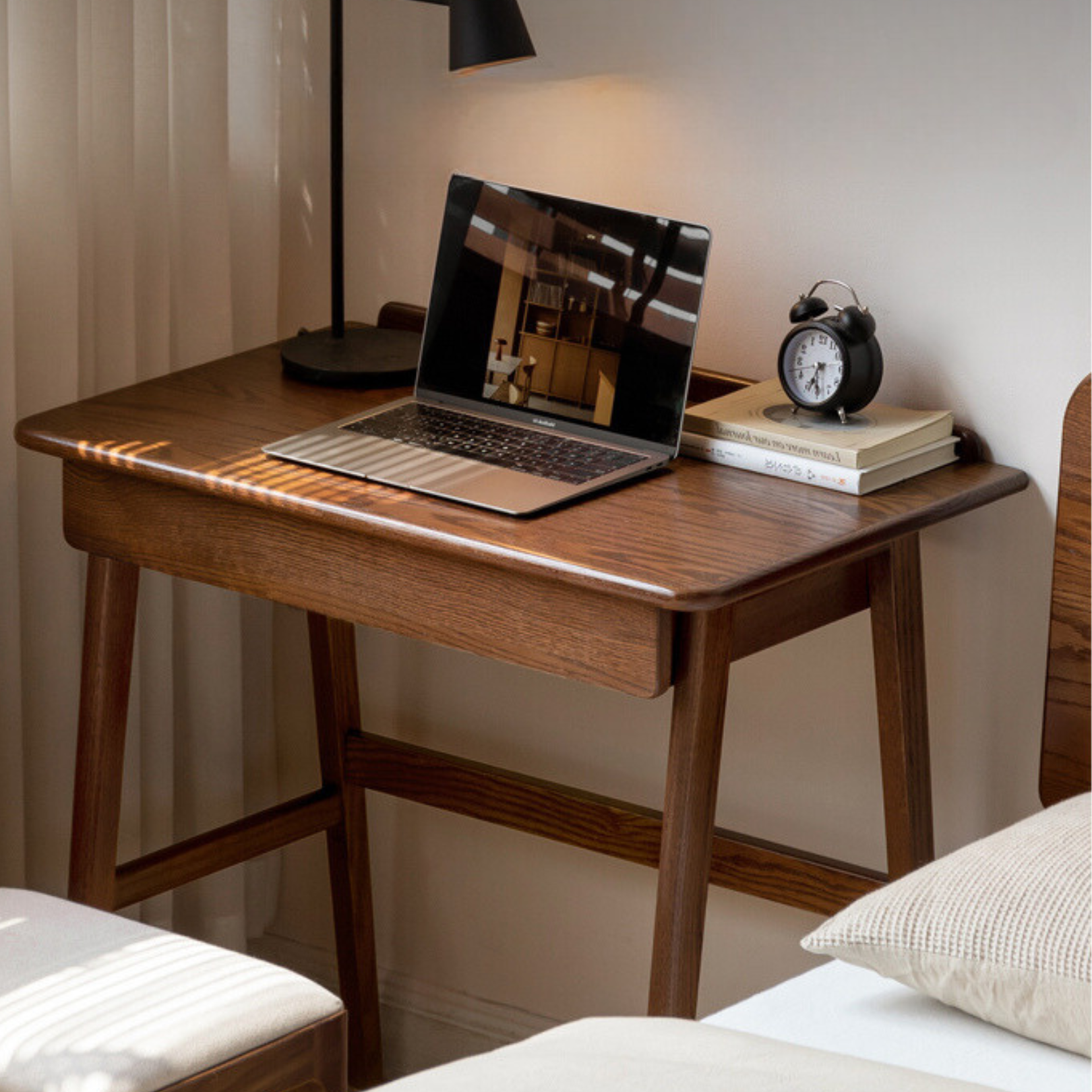 Oak Solid Wood Small Writing Desk