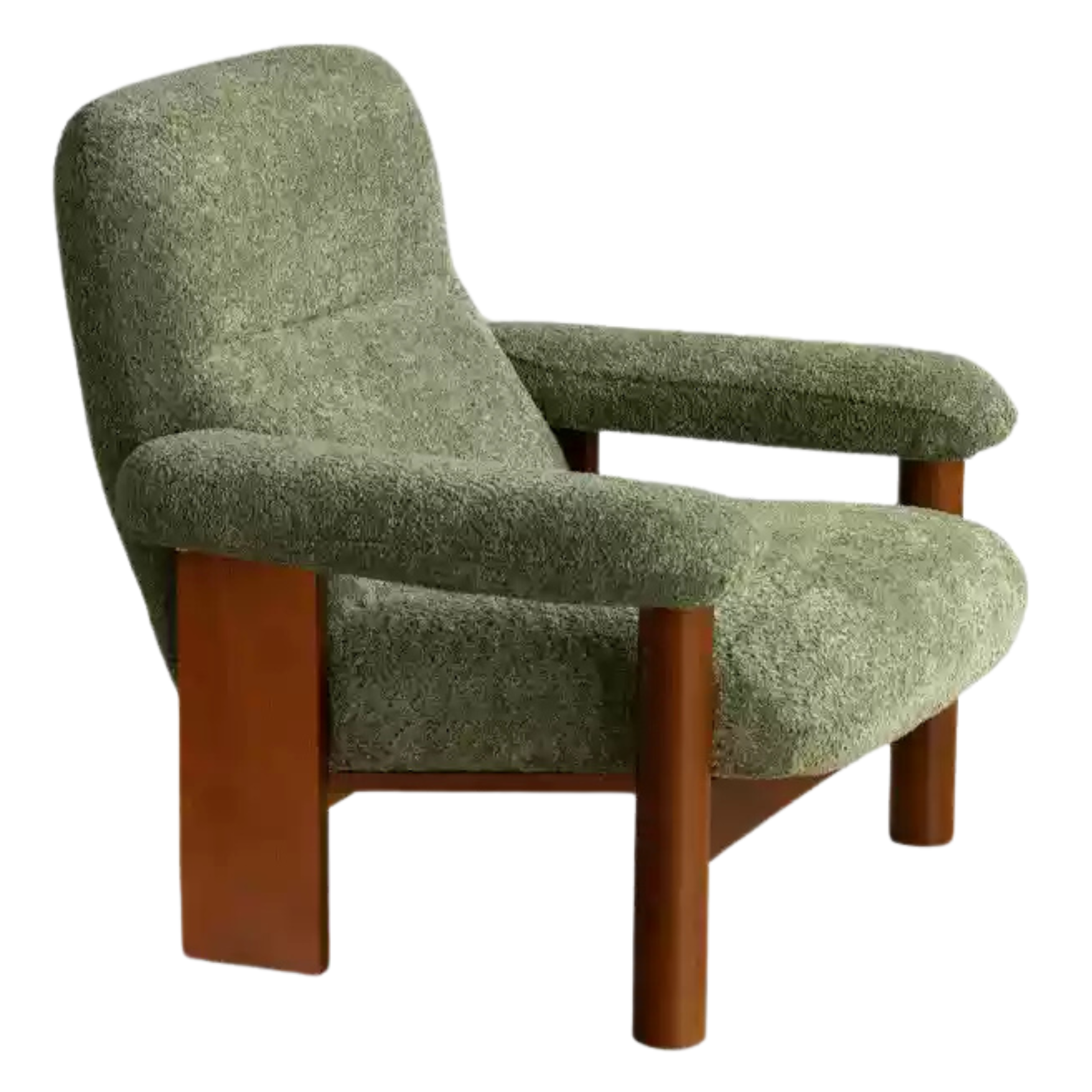 Fabric Single Armchair Retro