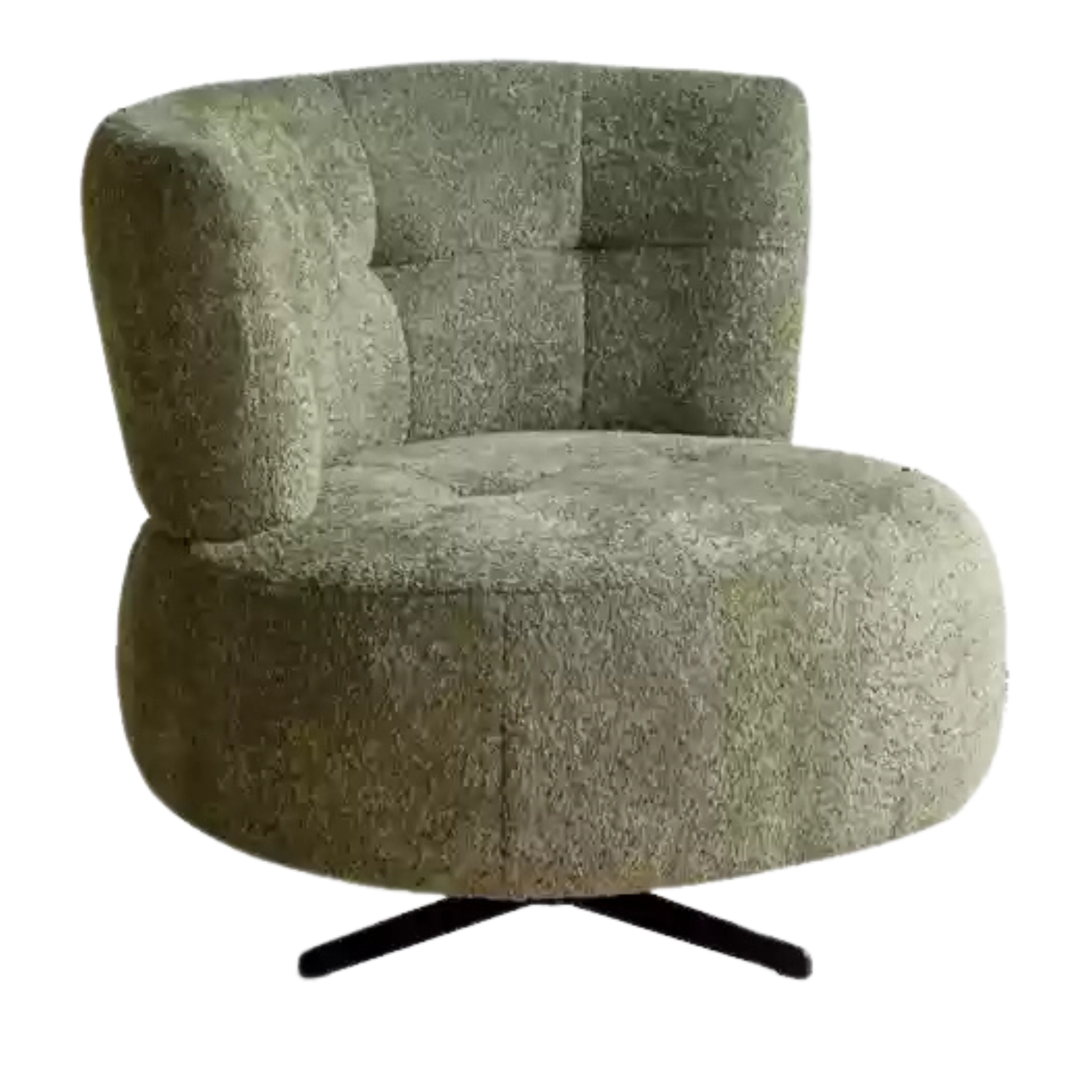 Fabric Rotatable Single Chair