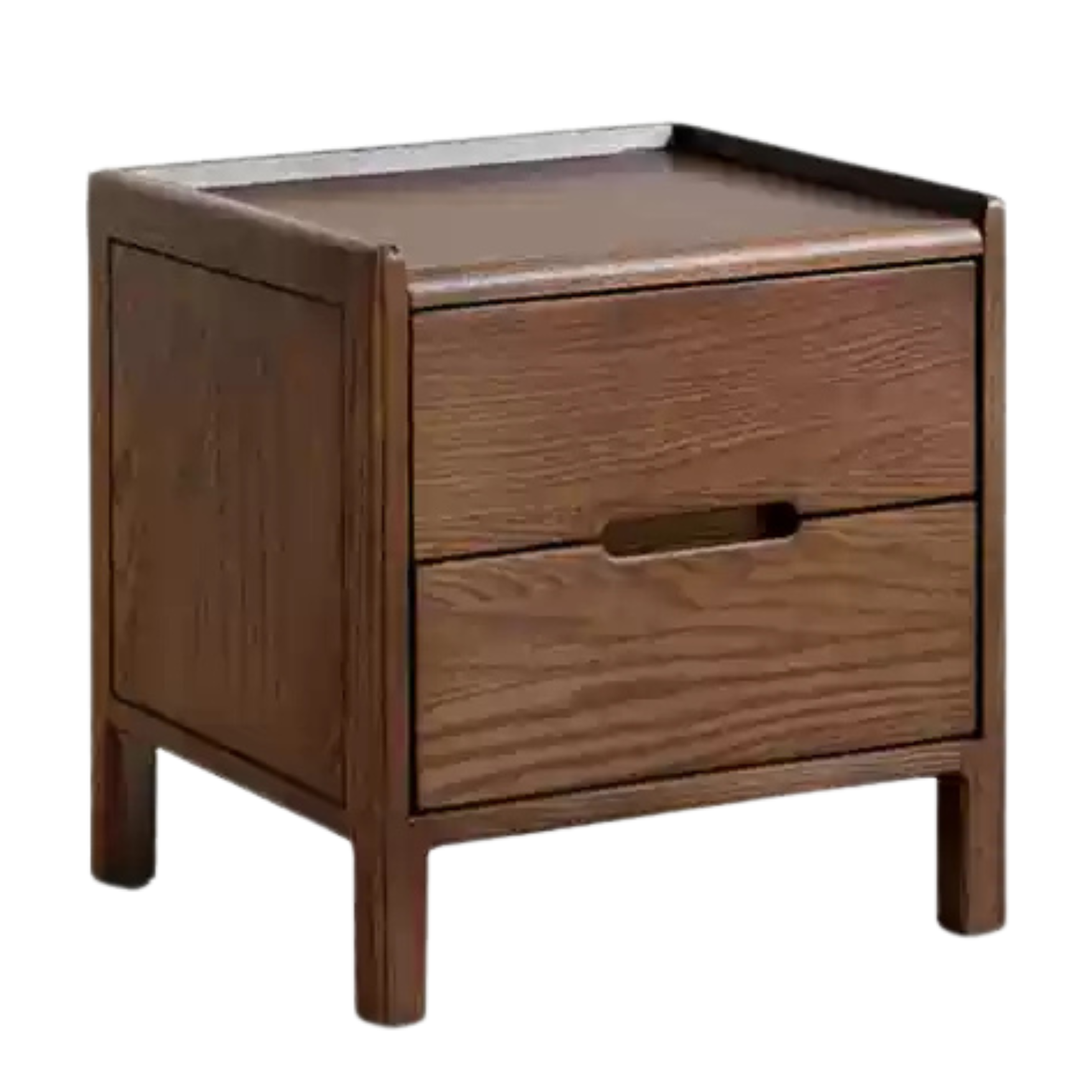 Oak Solid Wood Nightstand Nordic Style