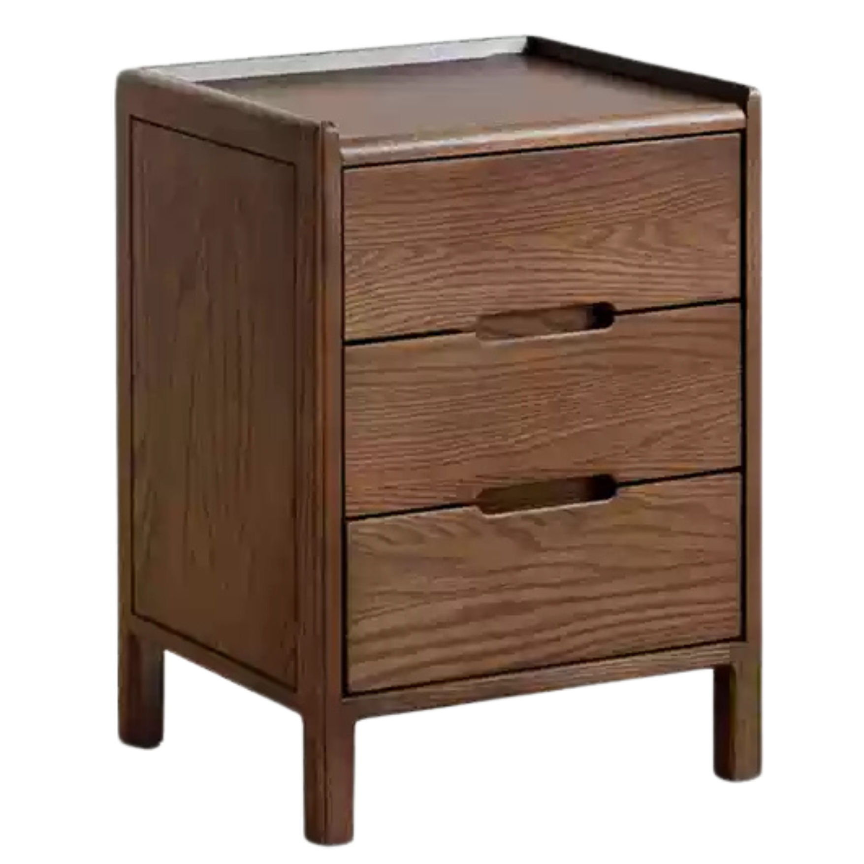 Oak Solid Wood Nightstand Nordic Style