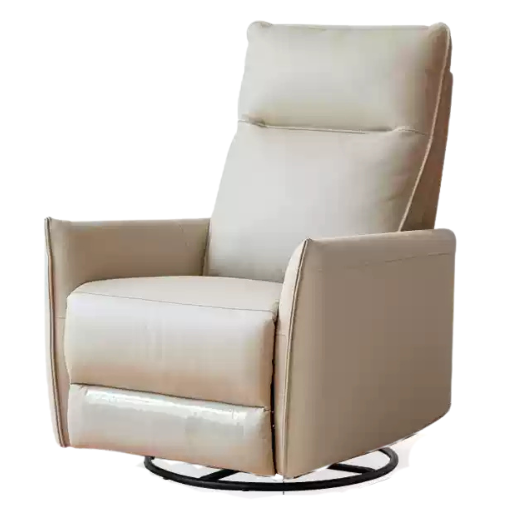 Leather multifunctional rotating single chair