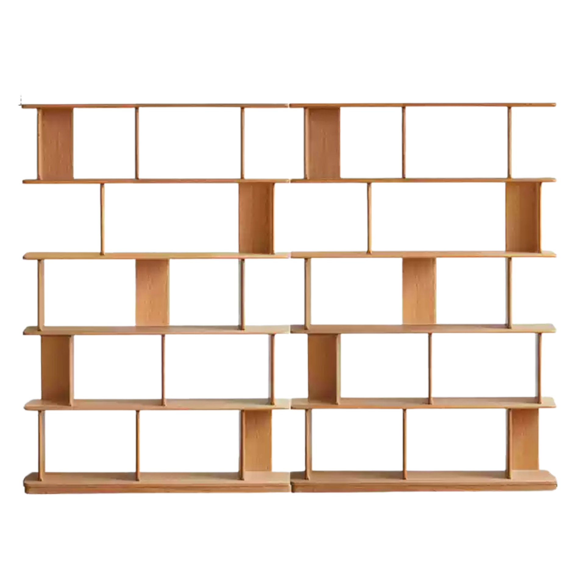 Oak Solid Wood Bookshelf Modern Simple Study Rack