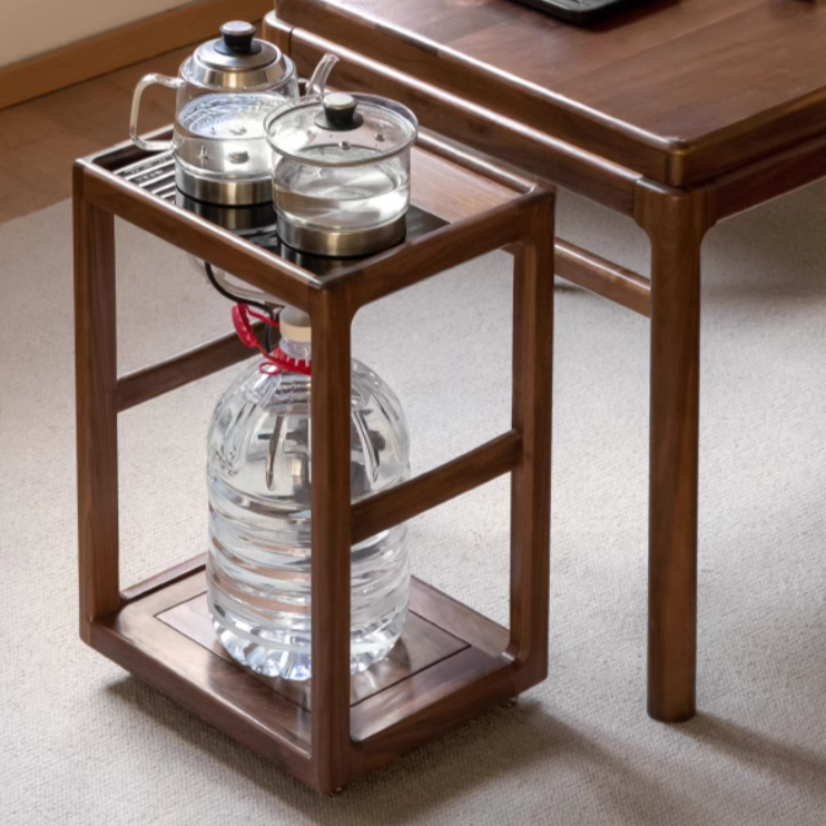 Black Walnut Solid Wood Removable Side Table