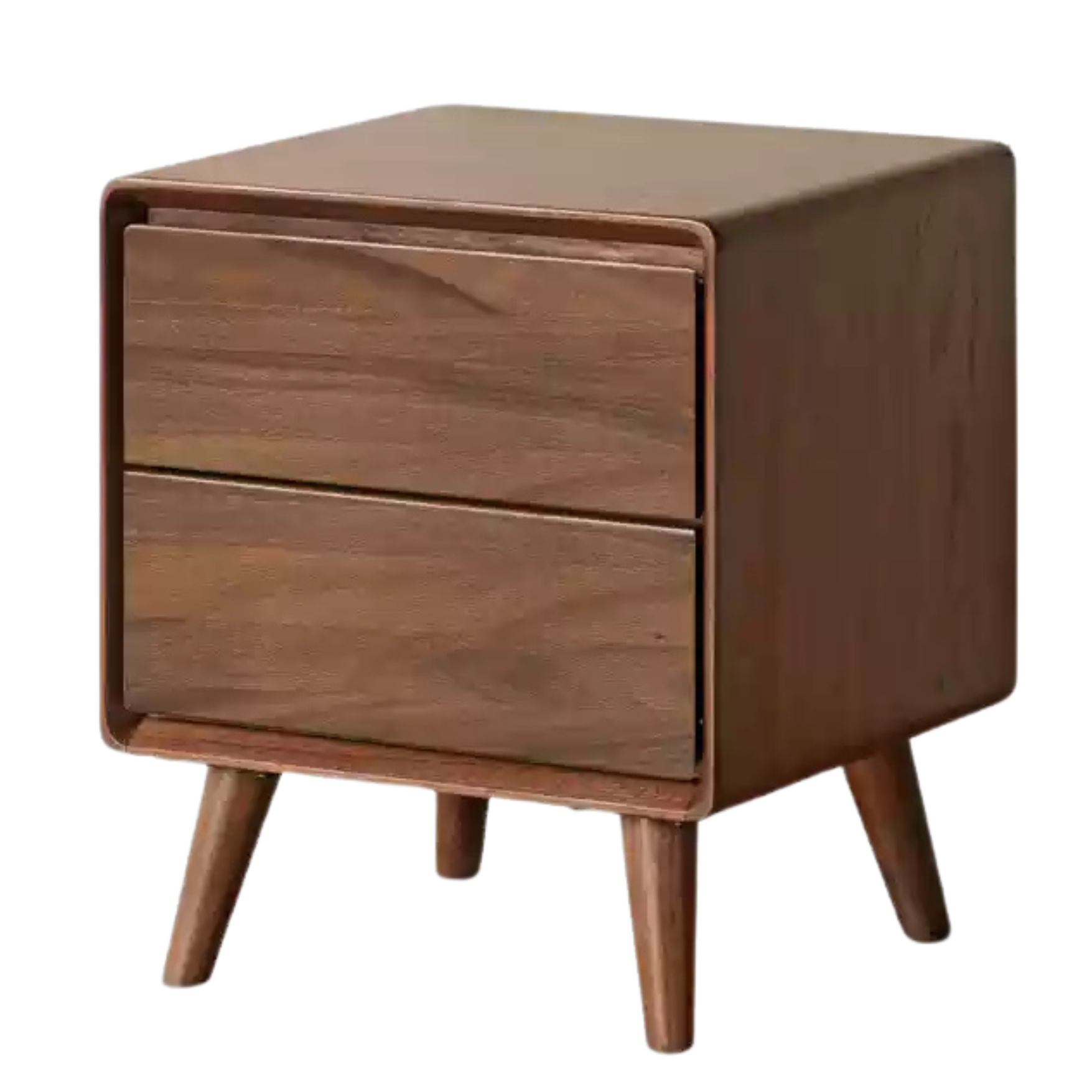 Black walnut solid wood Classic nightstand: