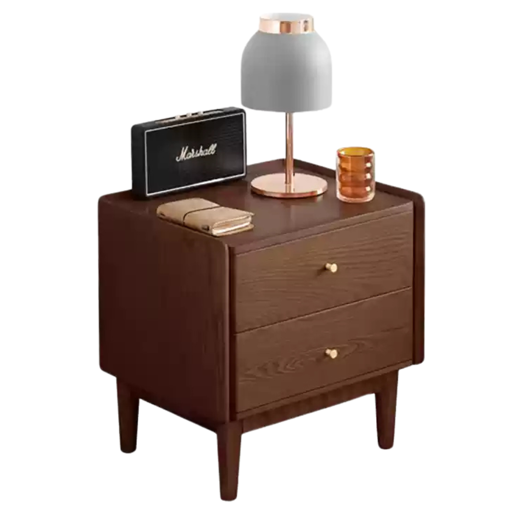 Ash solid wood modern Nightstand.