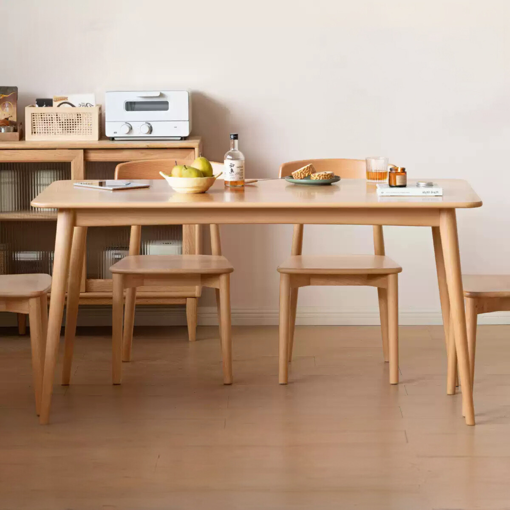 Beech Solid Wood Dining Table