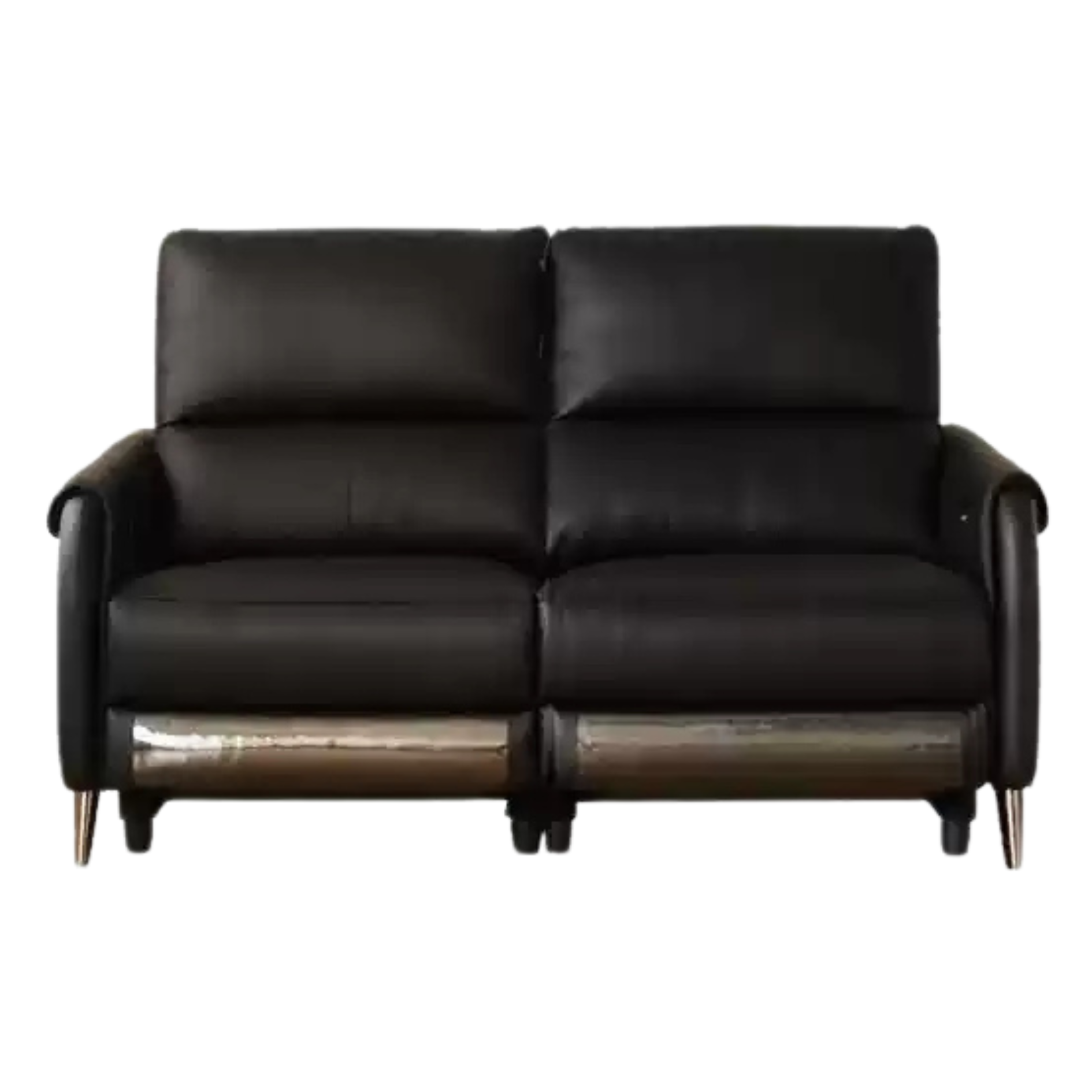 Leather sofa multifunctional telescopic electric sofa