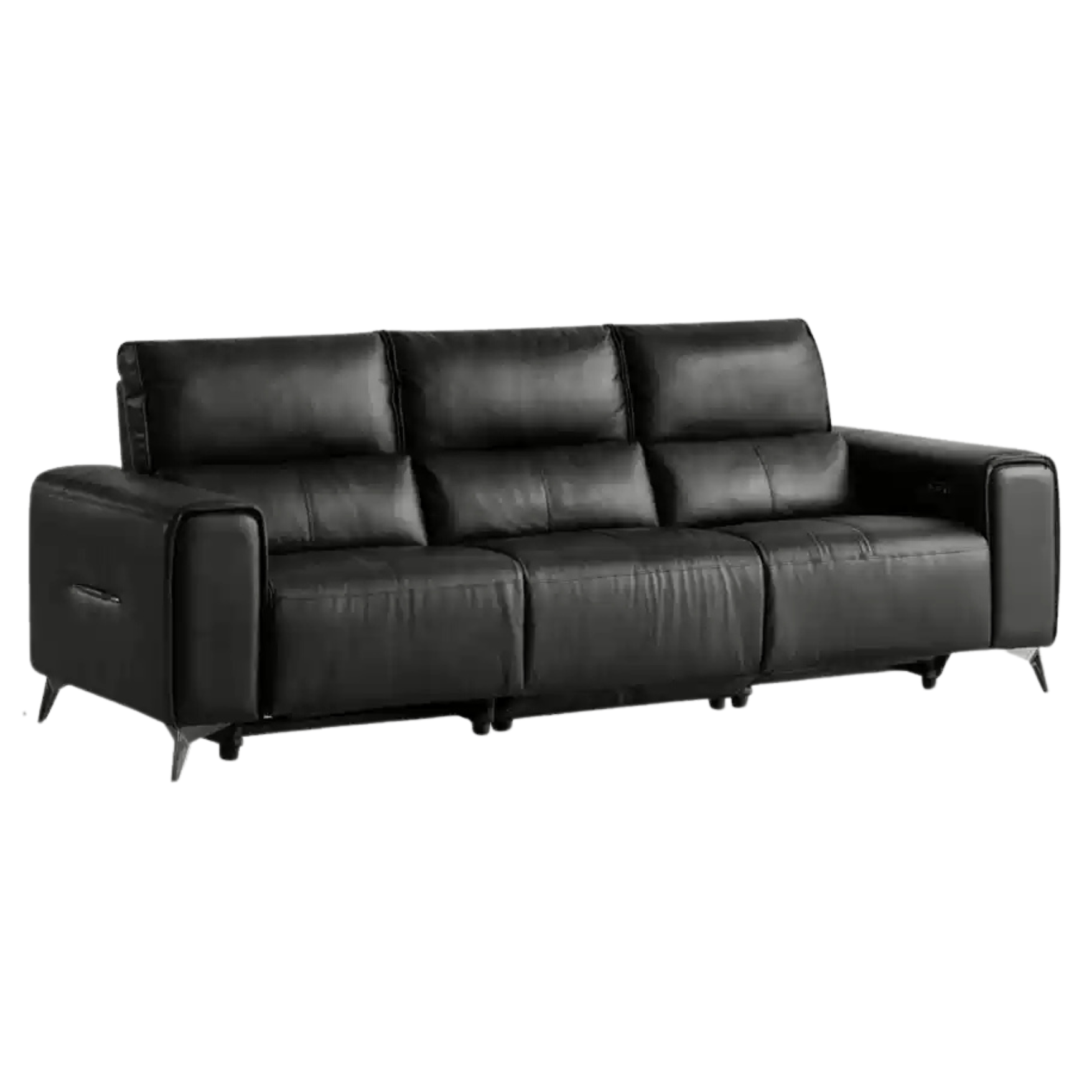 Leather sofa top layer cowhide functional sofa