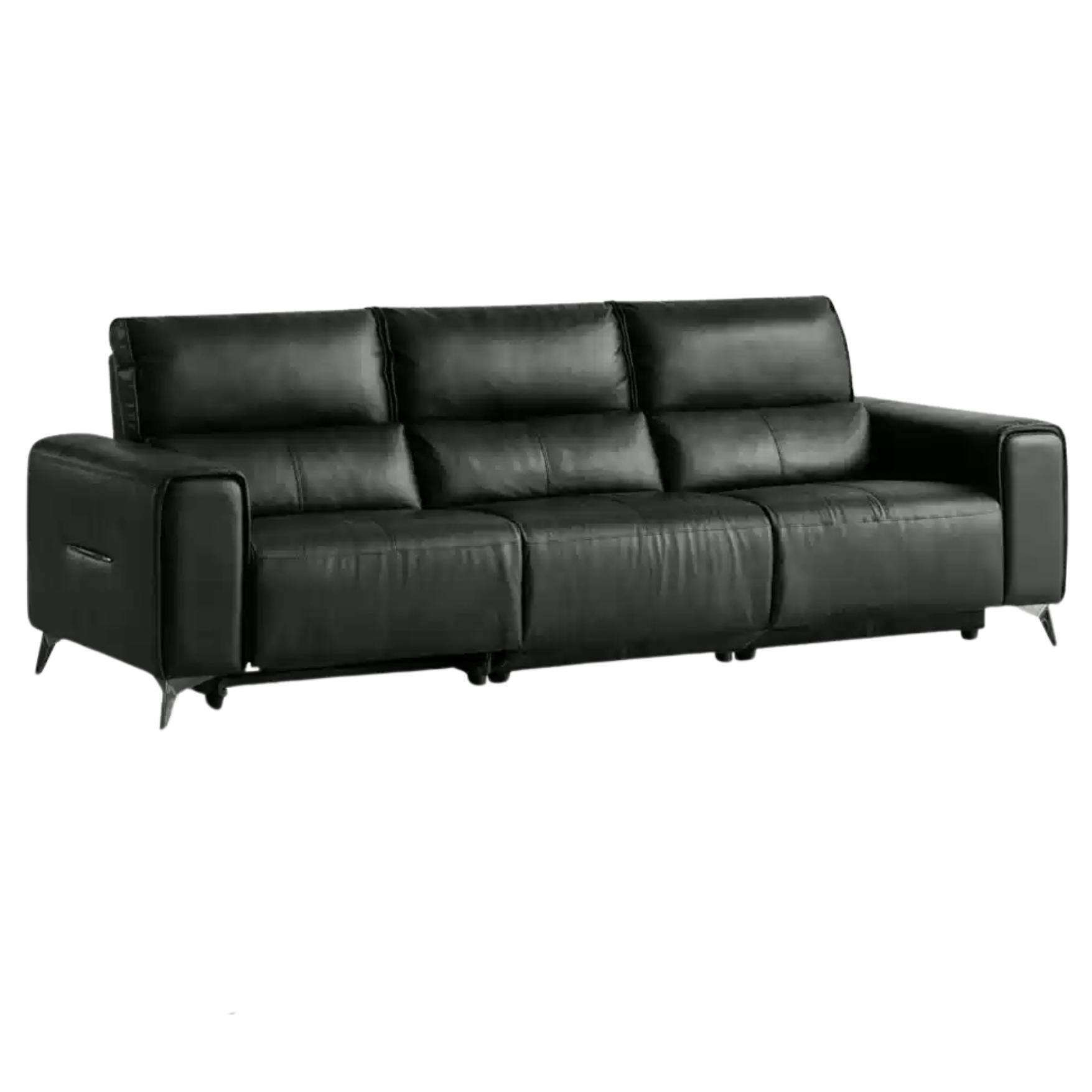 Leather sofa top layer cowhide functional sofa