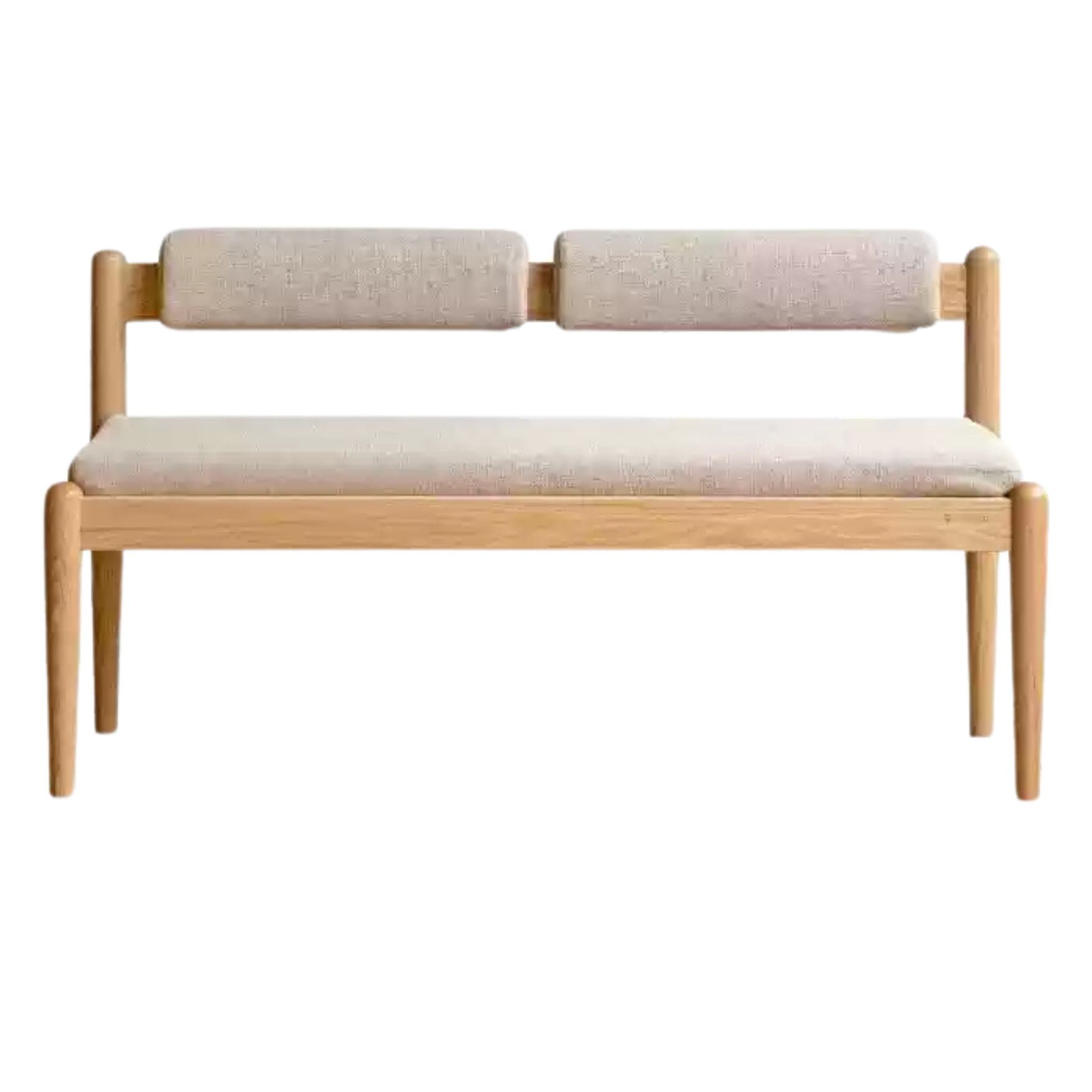 Oak, Black Walnut Solid Wood Soft Bench