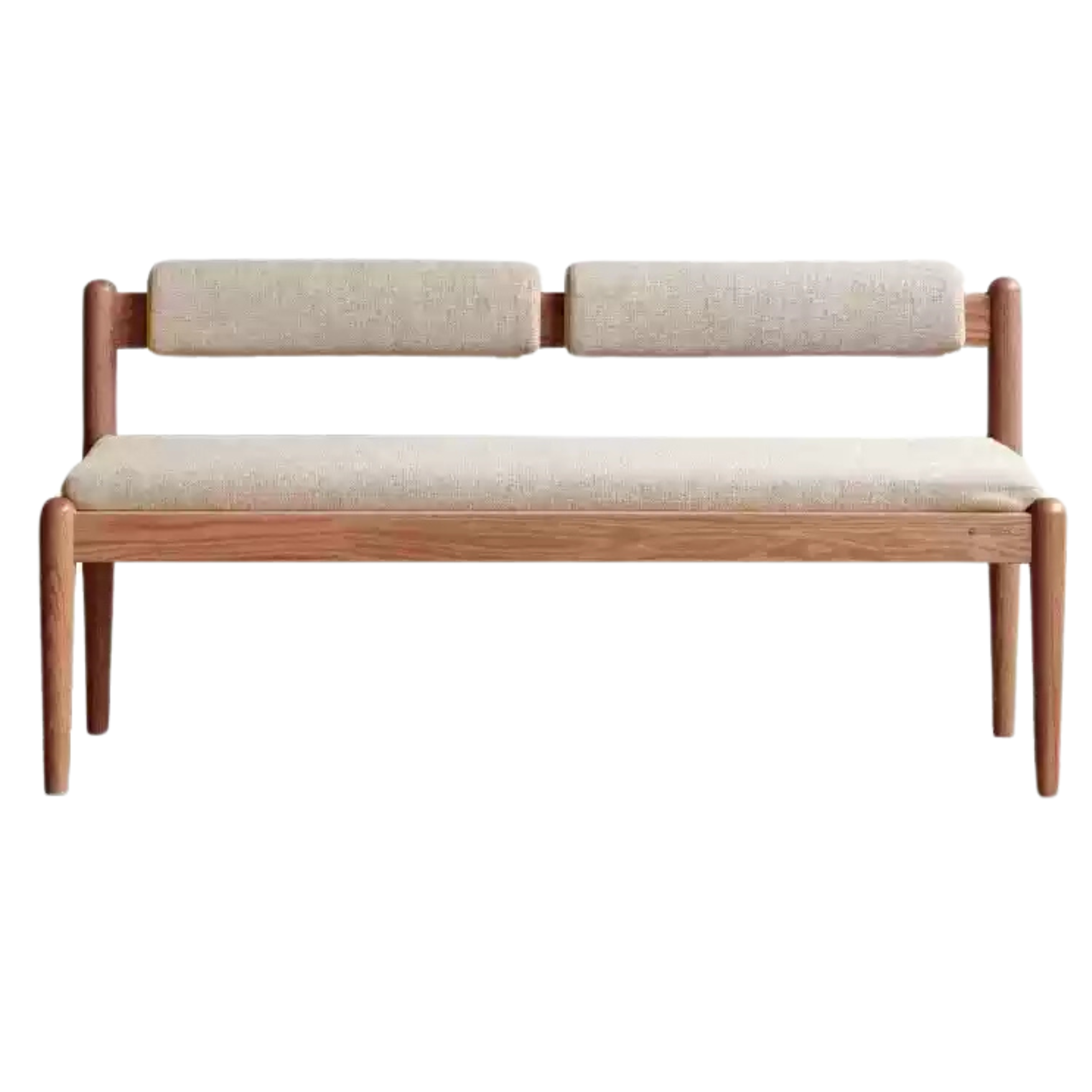 Oak, Black Walnut Solid Wood Soft Bench