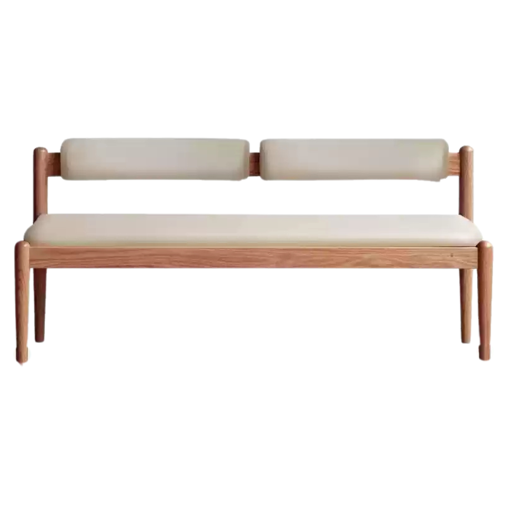 Oak, Black walnut solid wood Soft bench