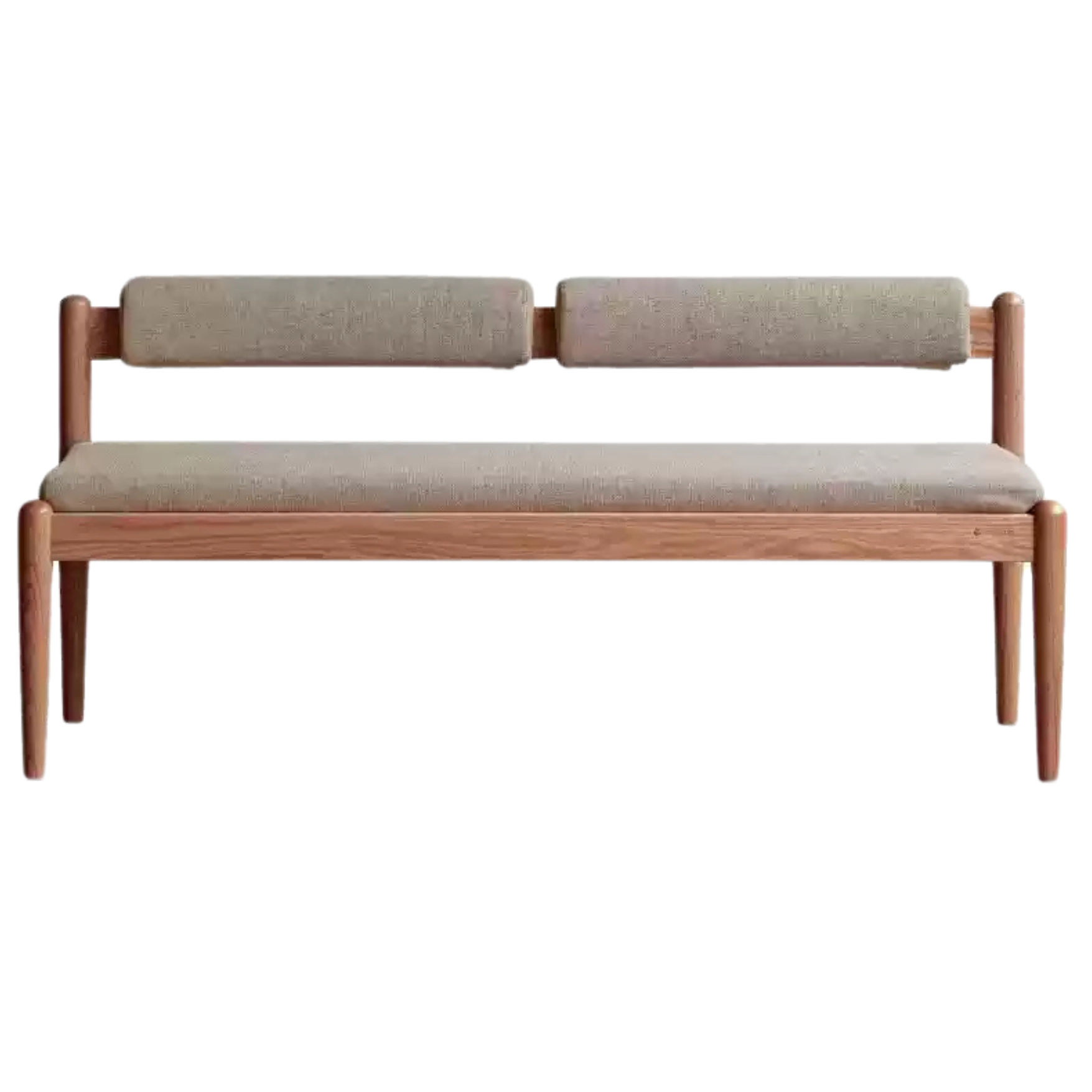 Oak, Black walnut solid wood Soft bench