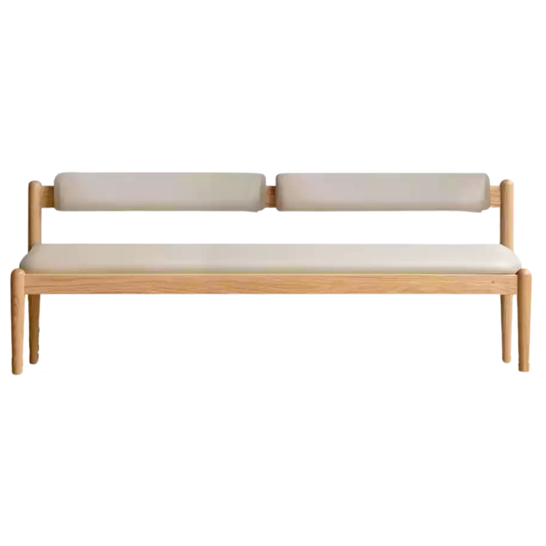 Oak, Black Walnut Solid Wood Soft Bench