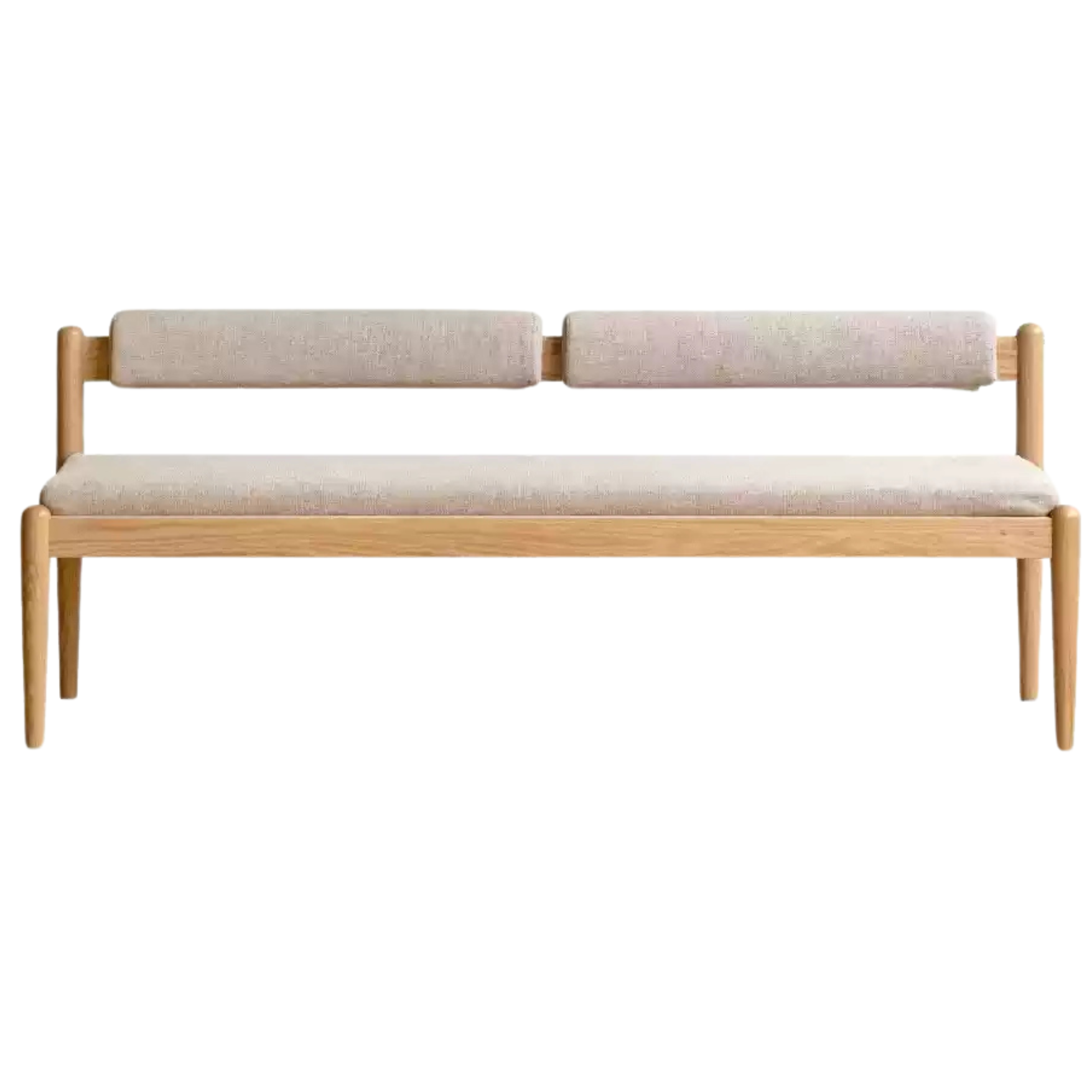 Oak, Black Walnut Solid Wood Soft Bench