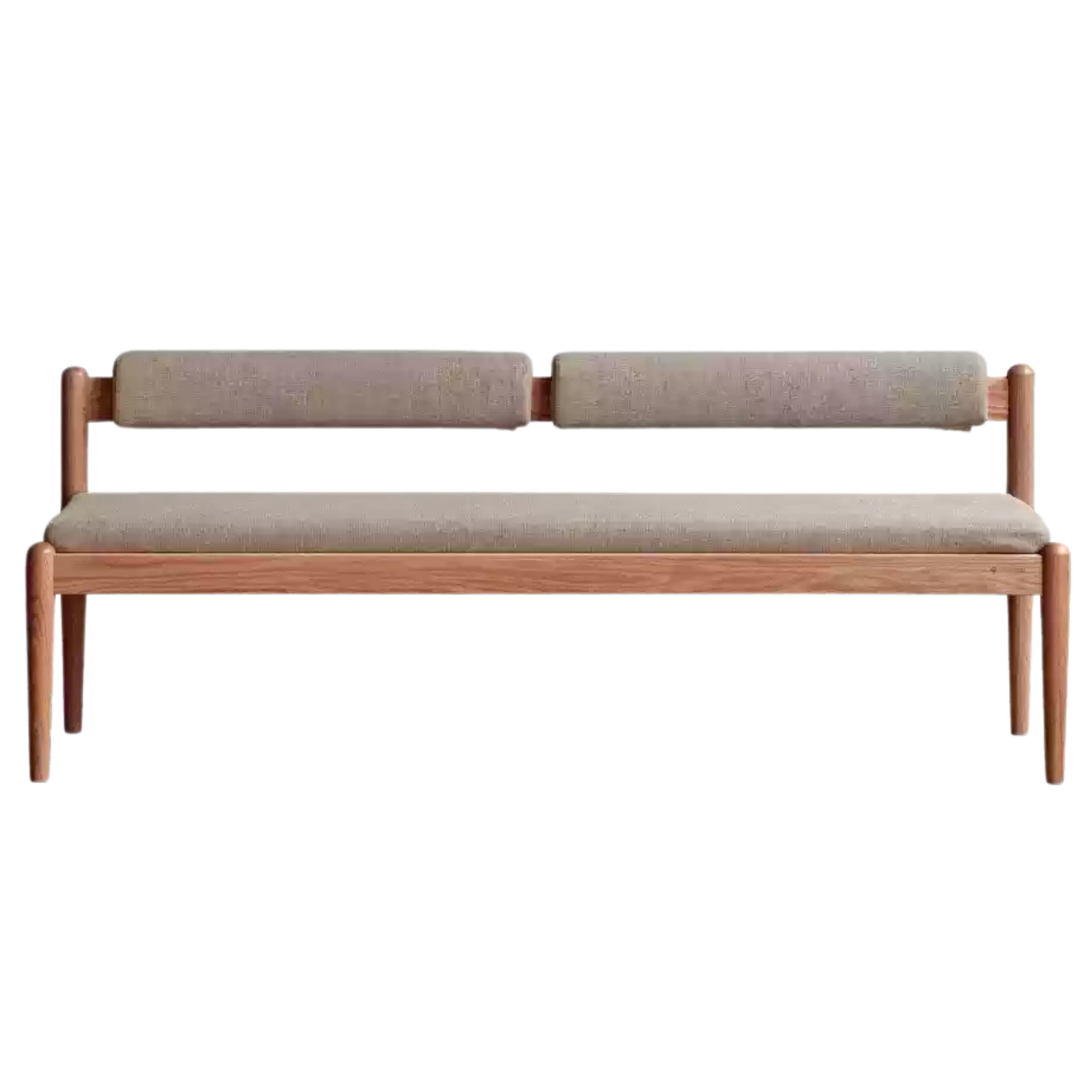 Oak, Black Walnut Solid Wood Soft Bench