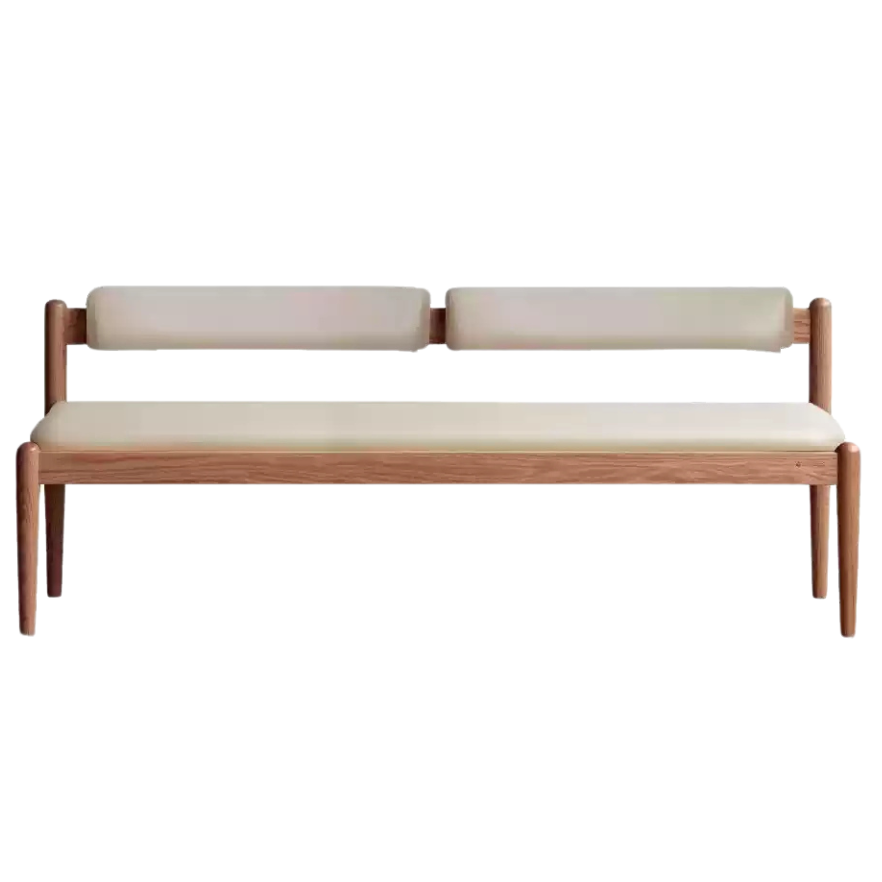 Oak, Black walnut solid wood Soft bench