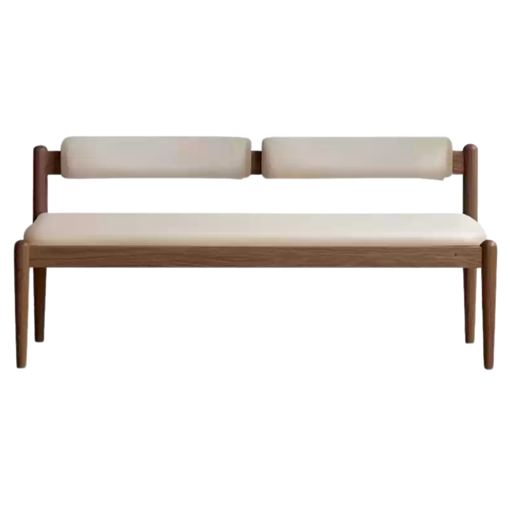 Oak, Black walnut solid wood Soft bench