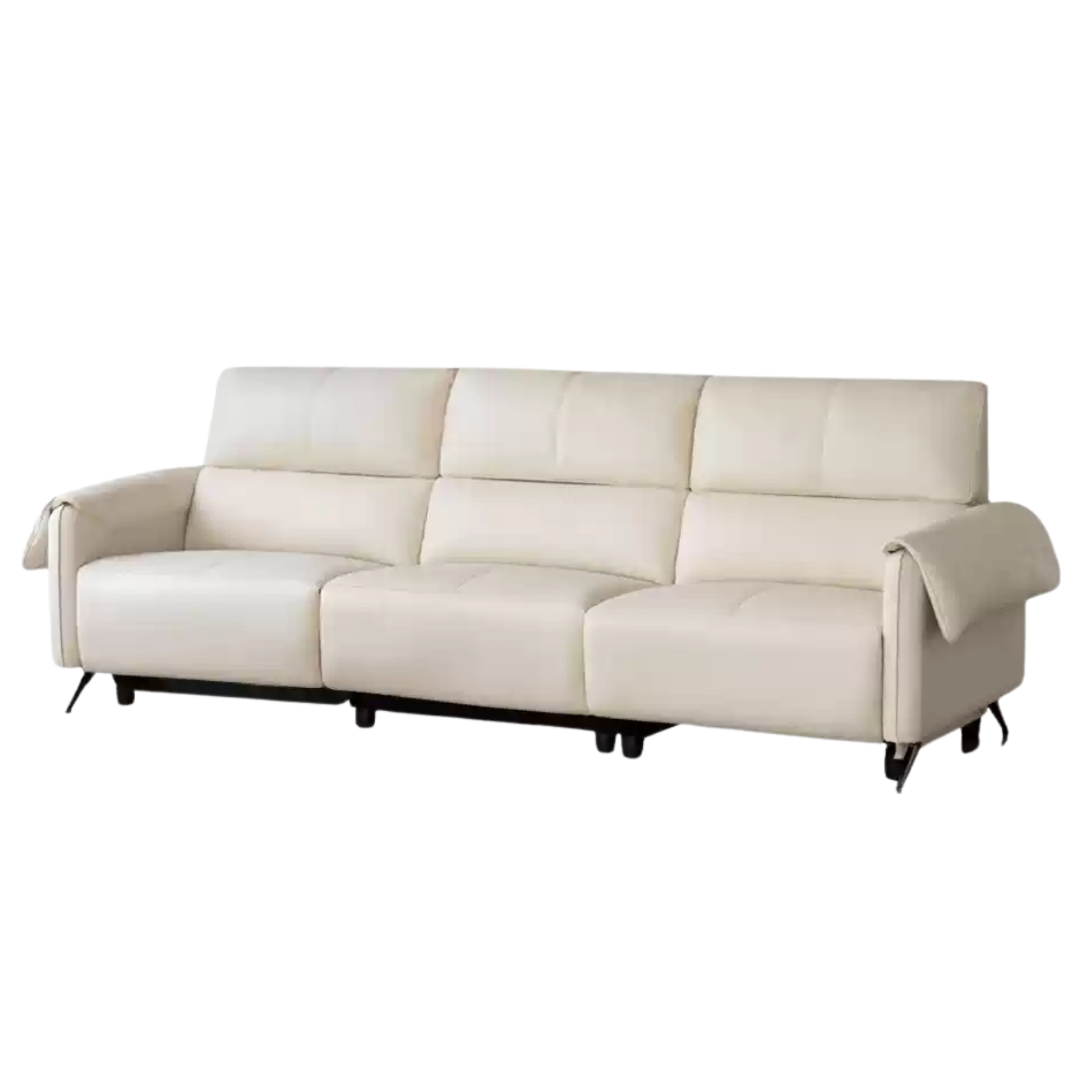 Leather Telescopic Electric Sofa Modern