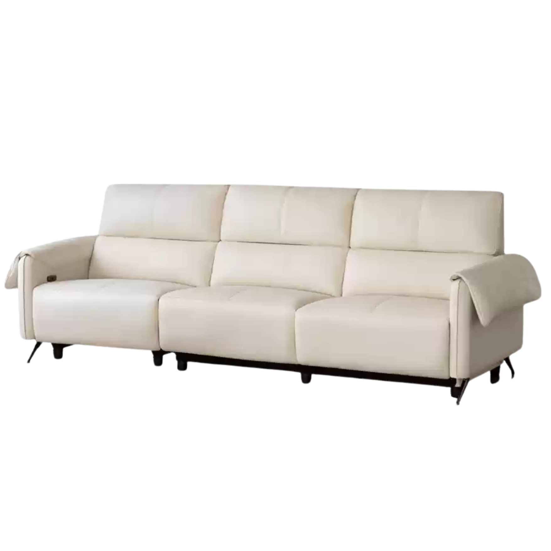 Leather Telescopic Electric Sofa Modern