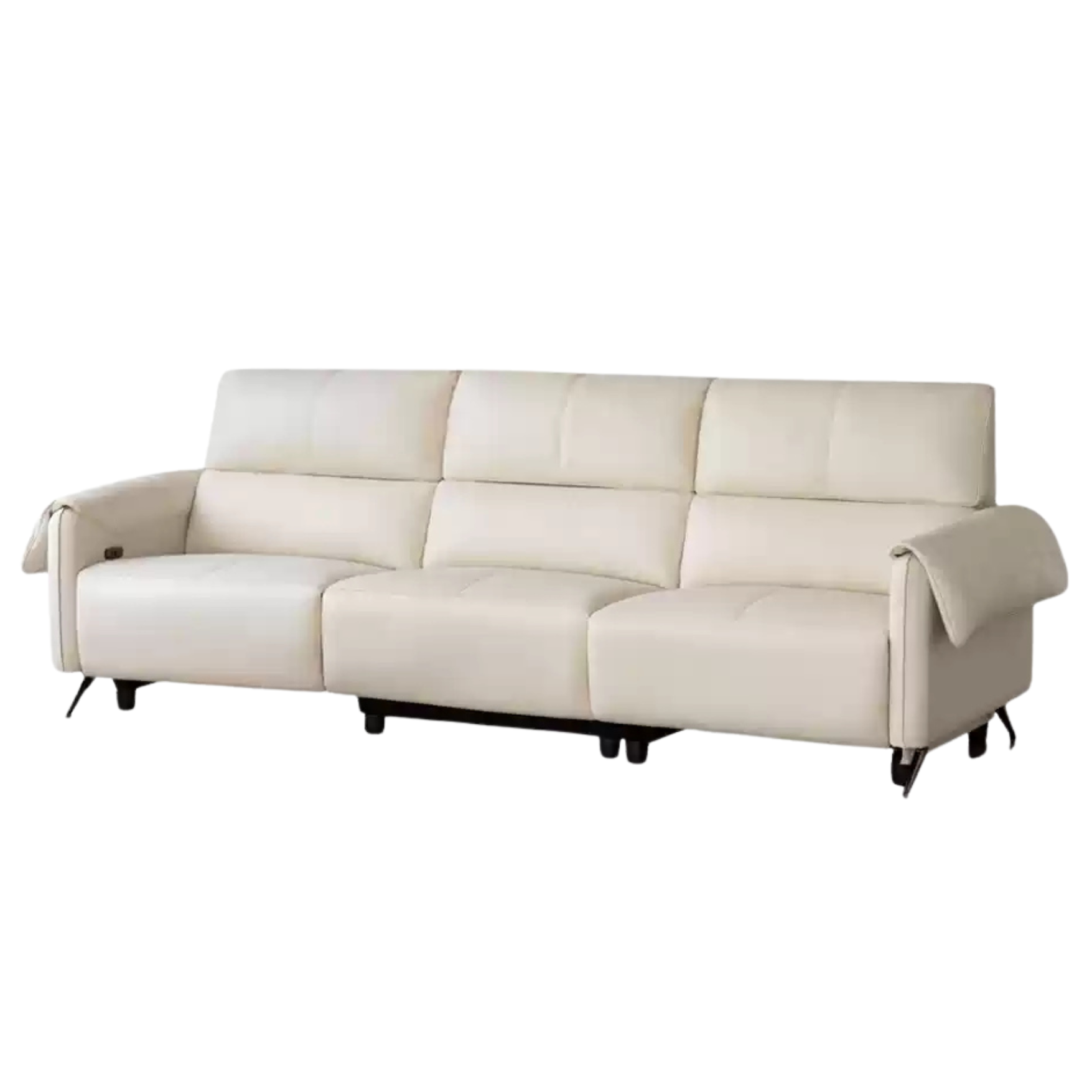 Leather Telescopic Electric Sofa Modern