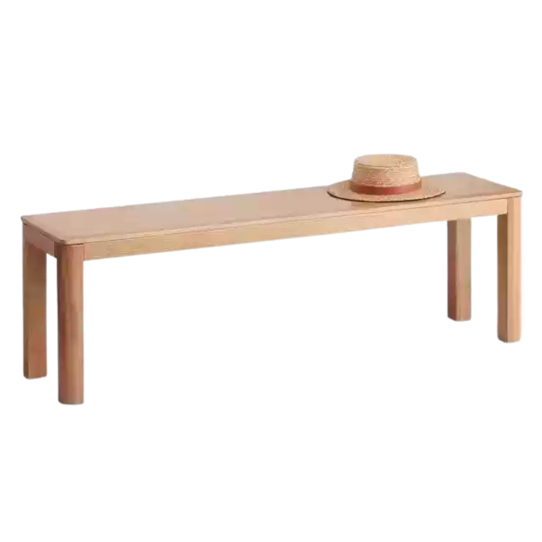 Ash Solid Wood Long Bench Nordic