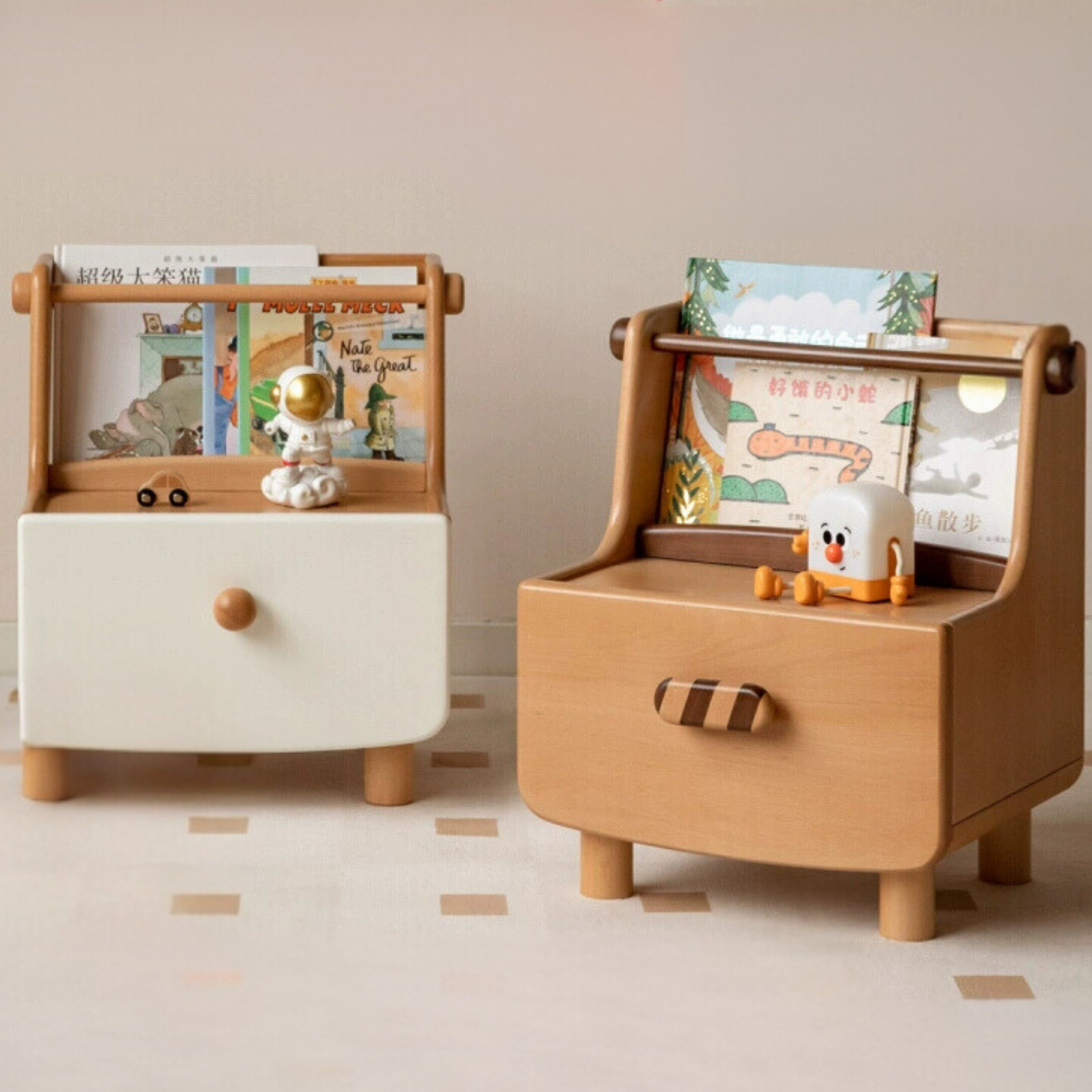 Beech Solid Wood Children's Nightstand