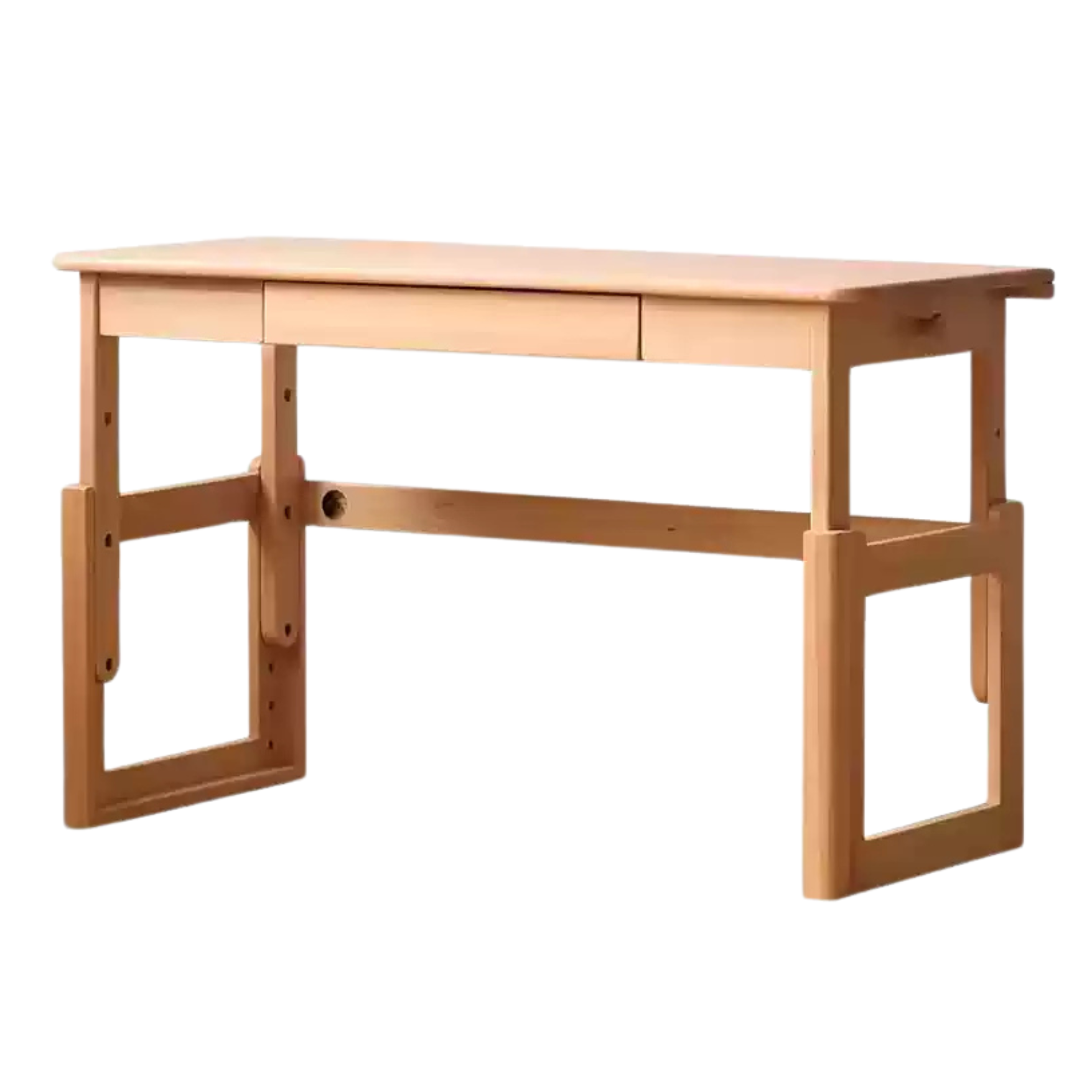 Beech solid wood children's study lowered table