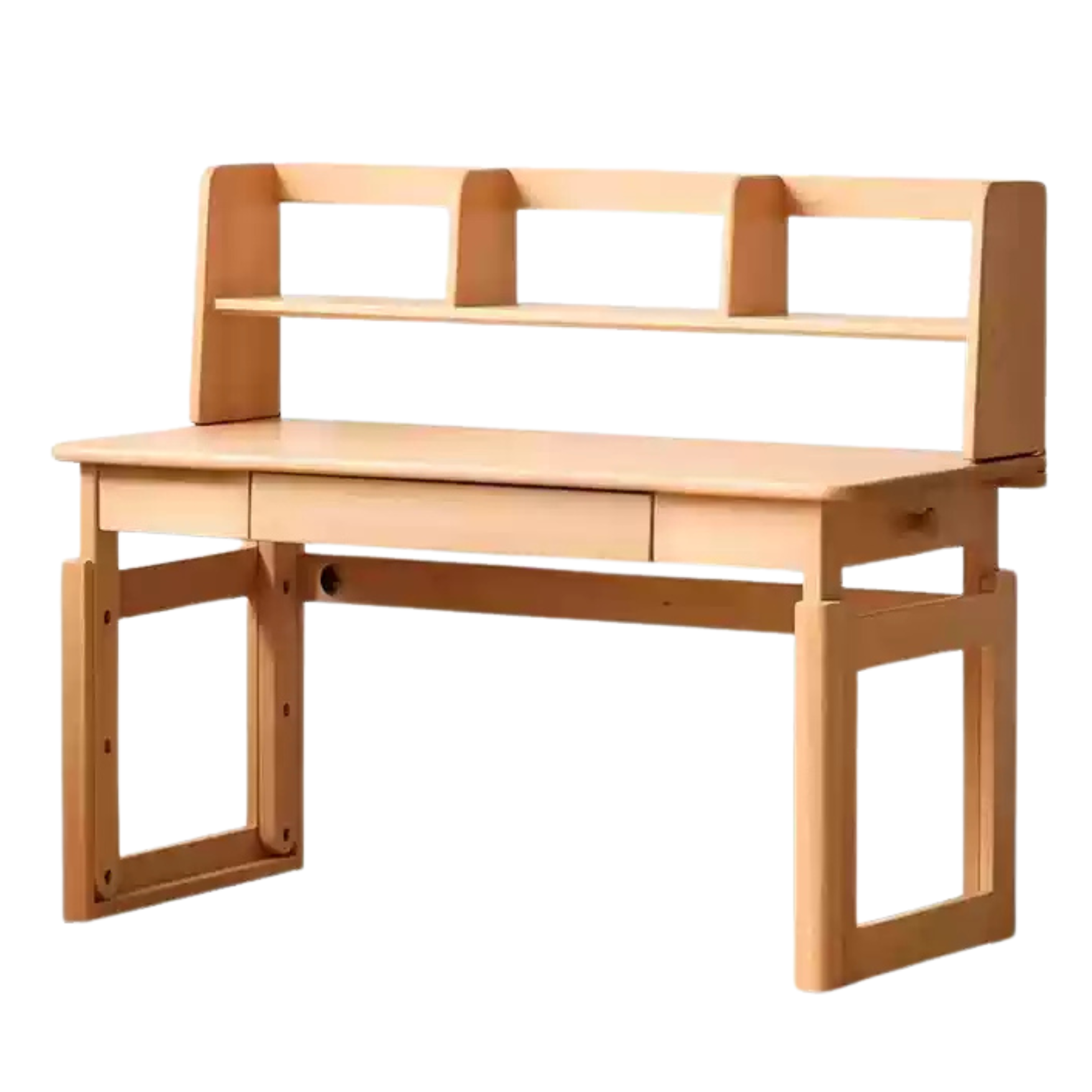 Beech solid wood children's study lowered table