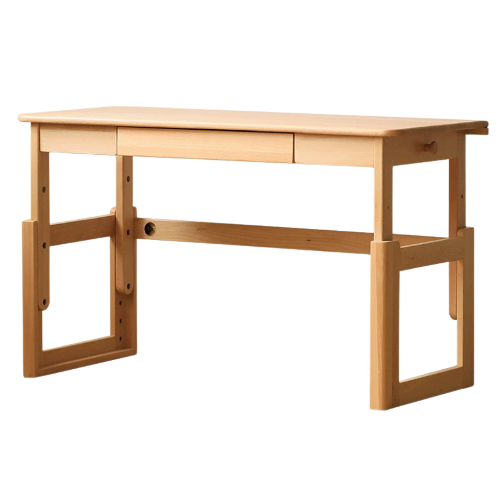 Beech solid wood children's study lowered table