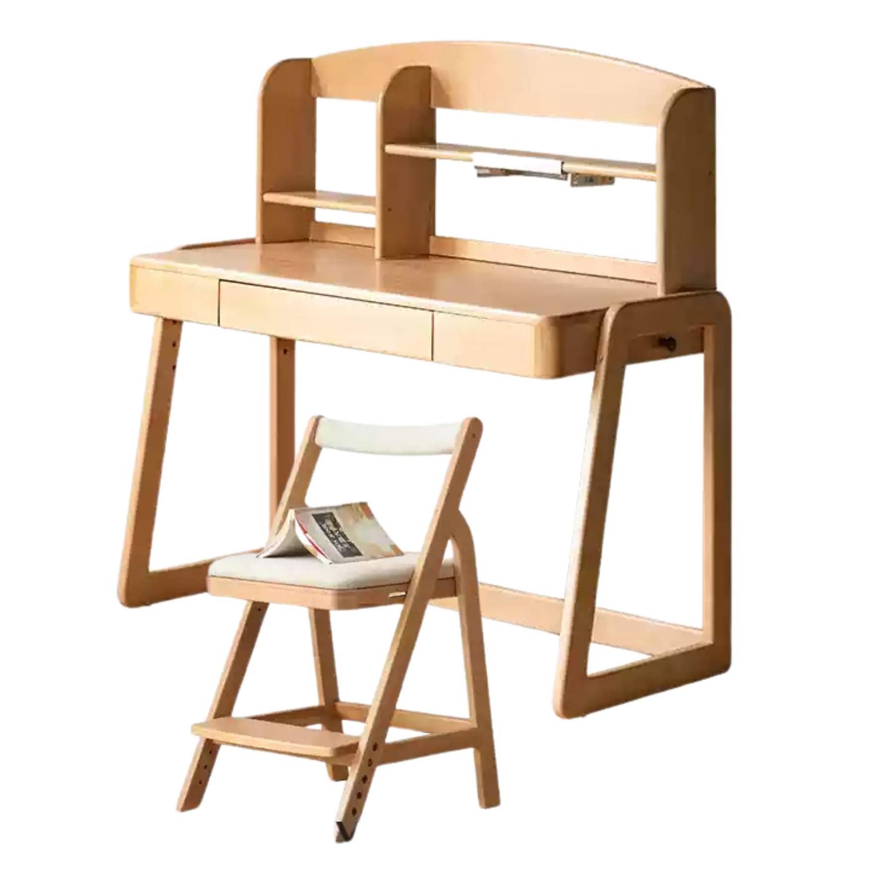 Beech solid wood children's study table