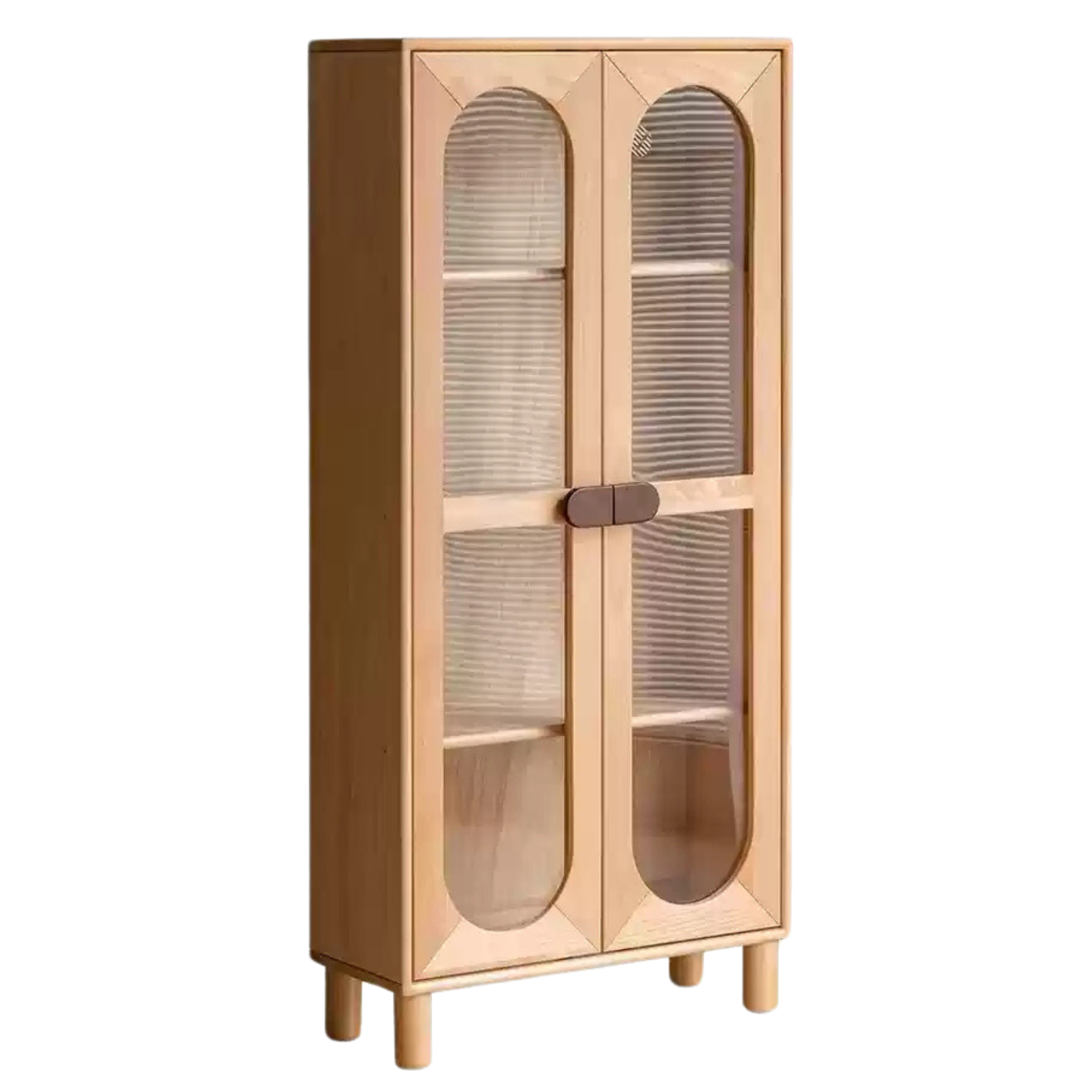 Beech solid wood children's bookcase