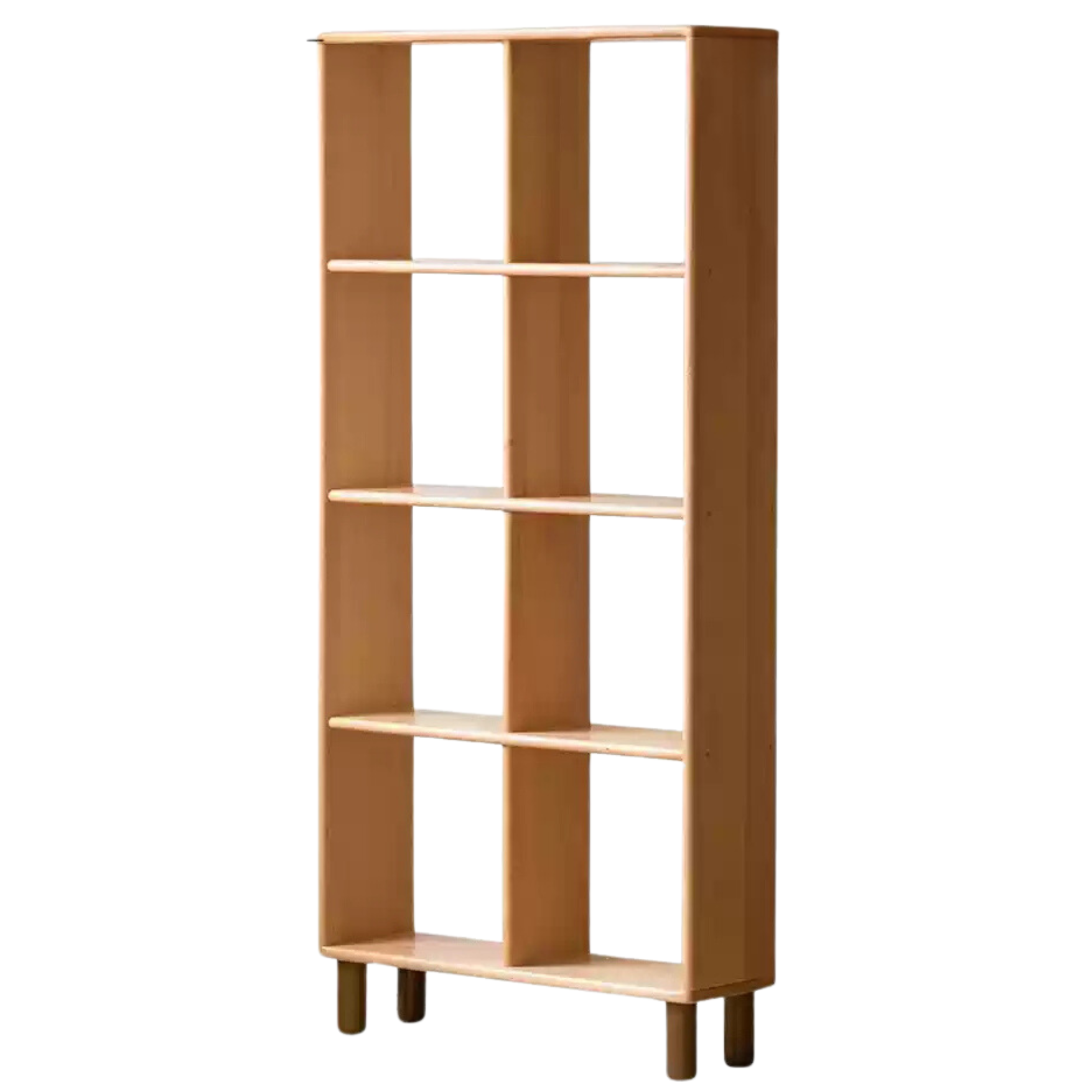 Beech solid wood multi-layer combination children's bookcase