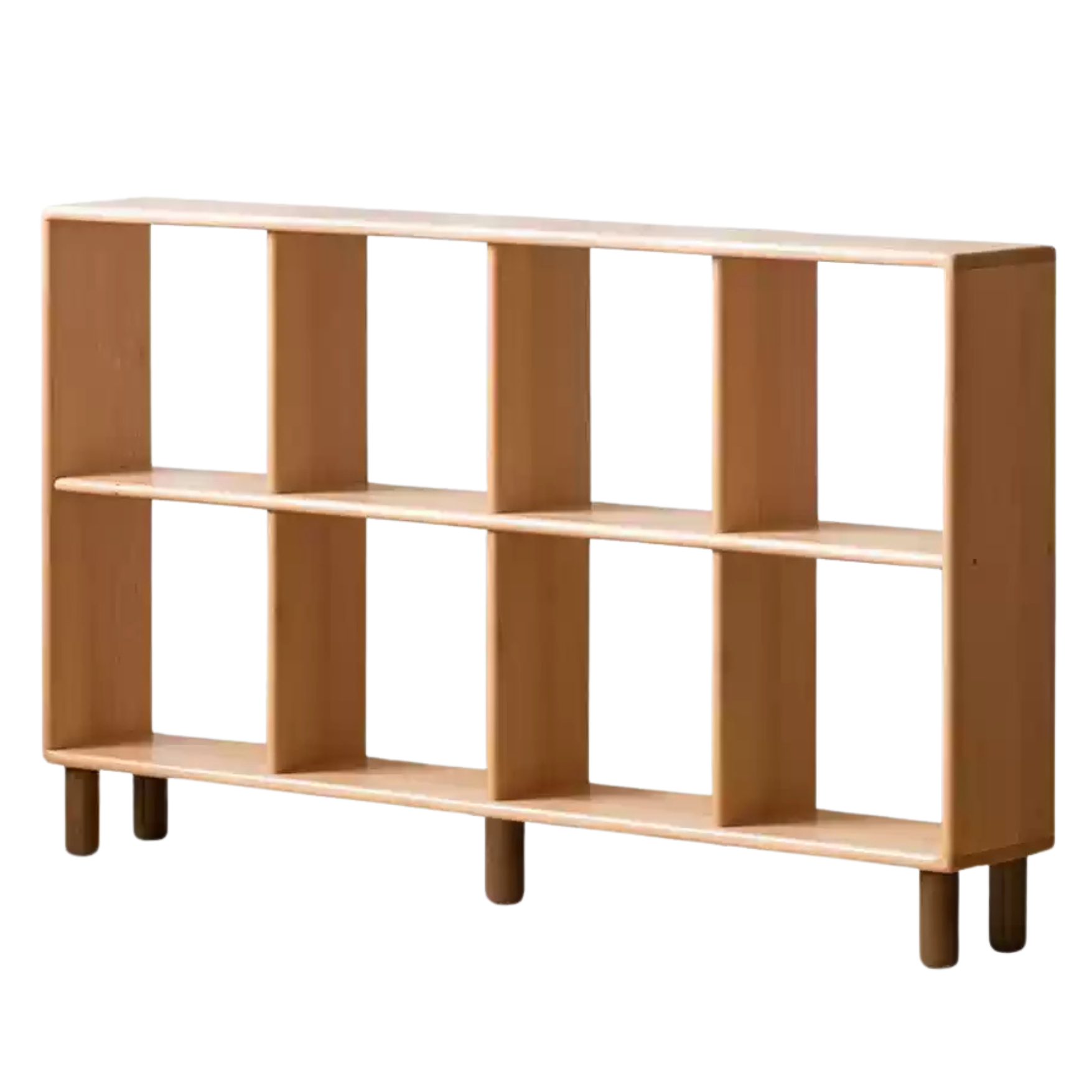 Beech solid wood multi-layer combination children's bookcase