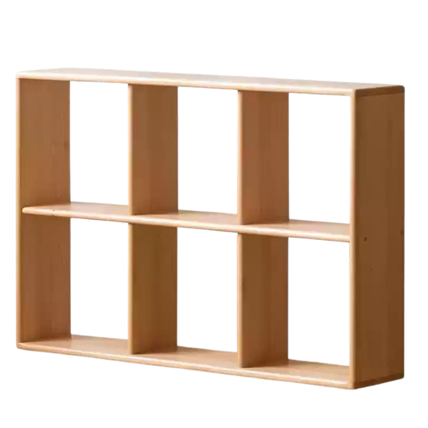 Beech solid wood multi-layer combination children's bookcase