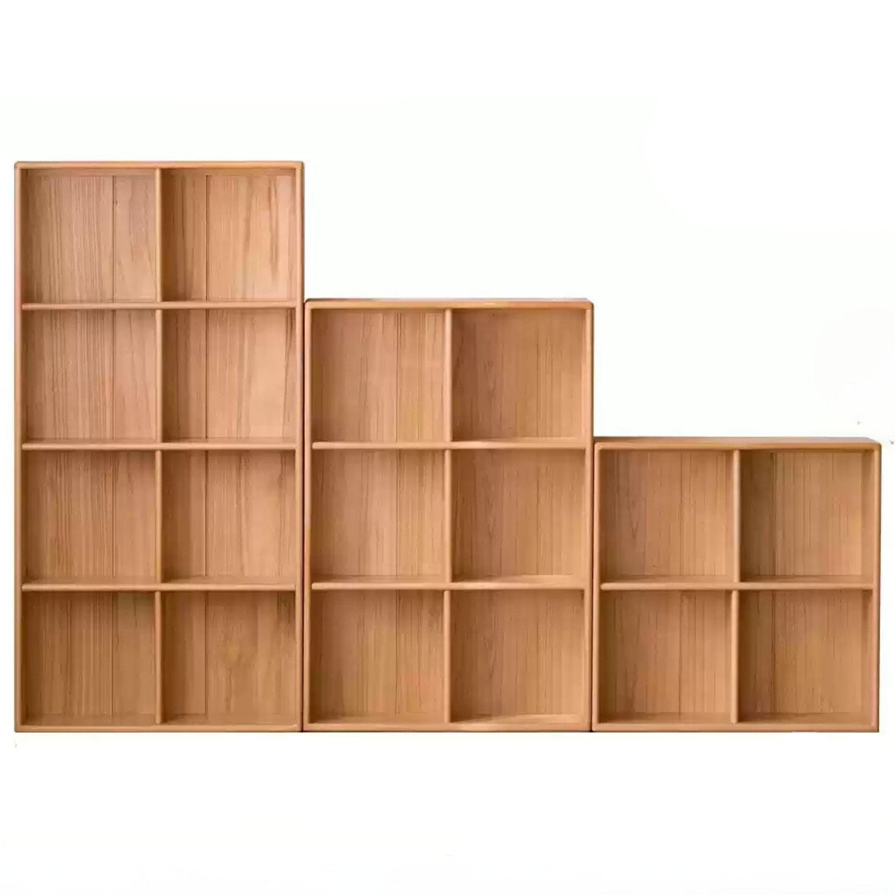 Beech solid wood children's bookcase