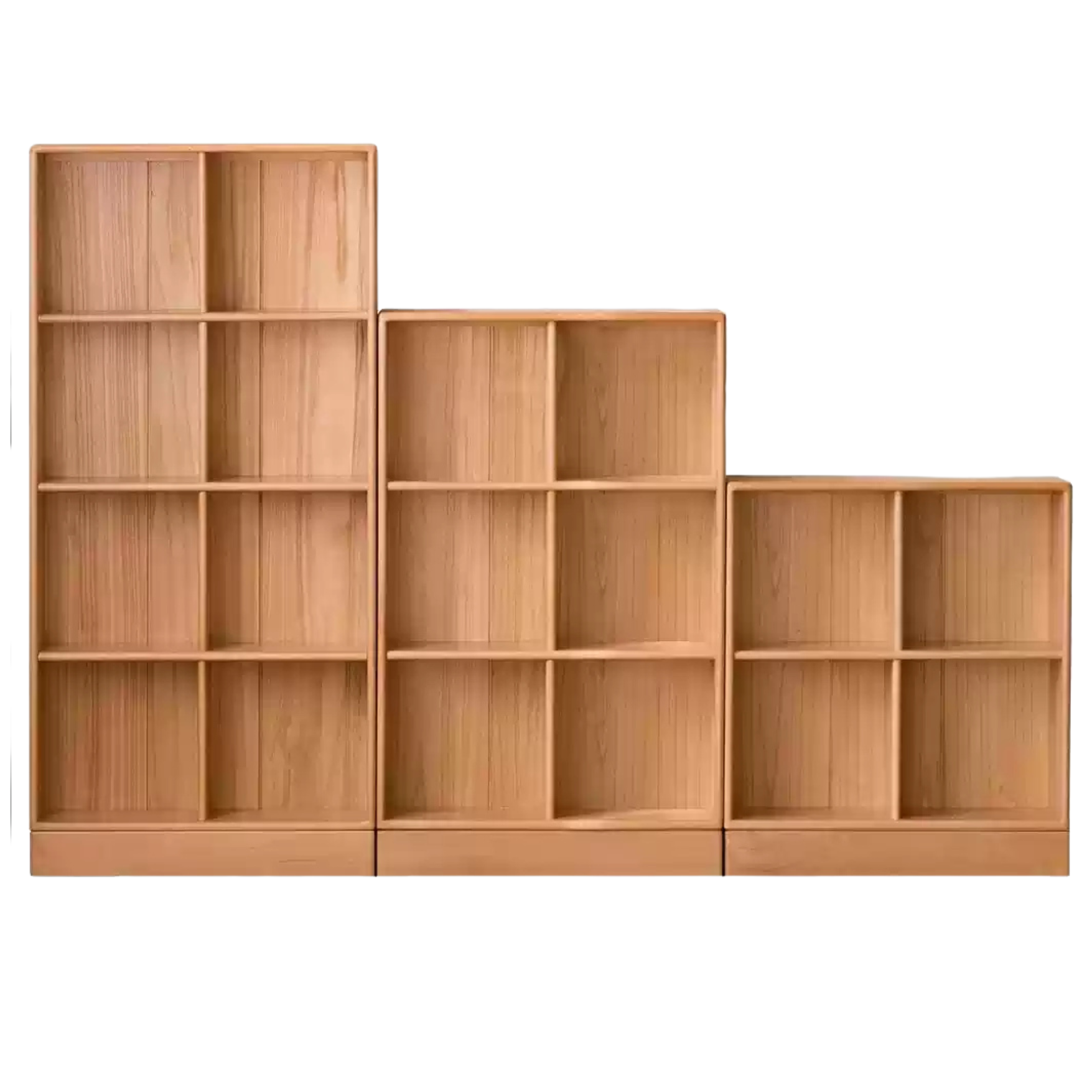 Beech solid wood children's bookcase