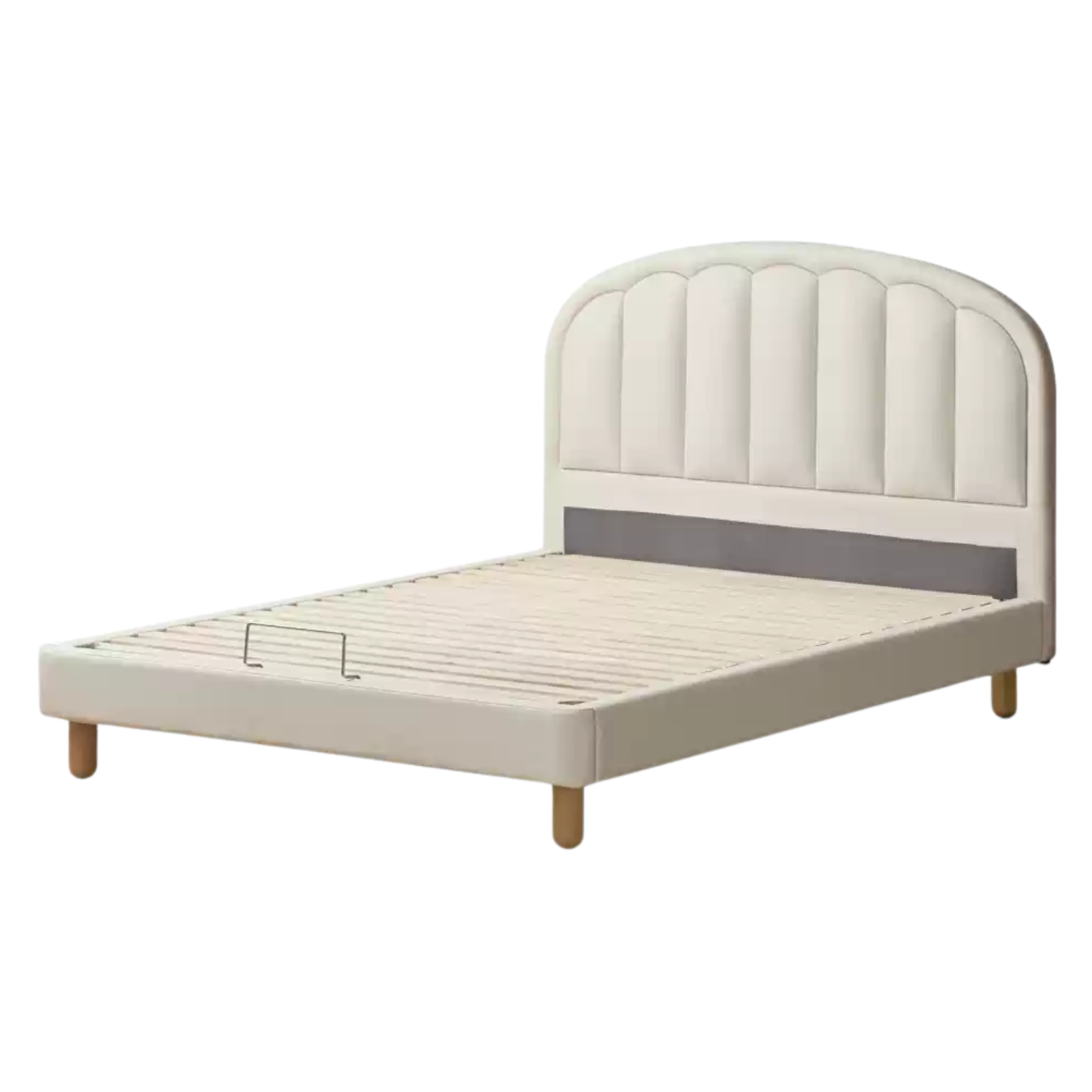 Organic leather Children's Cream Style Soft Bed