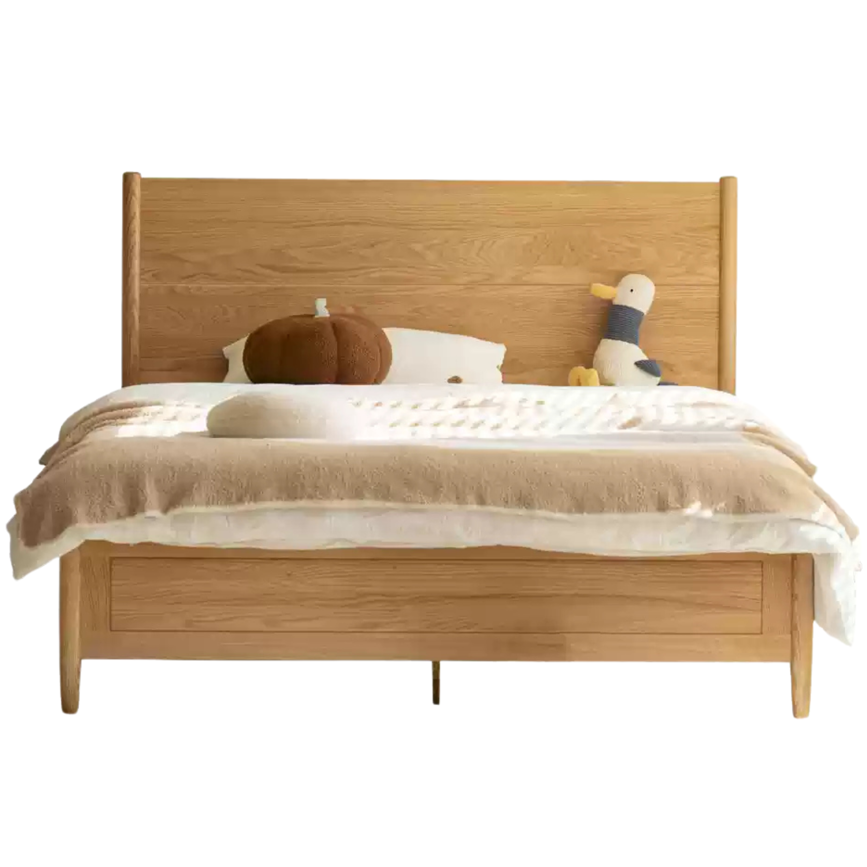 Beech, Oak Solid Wood Children's Box Bed