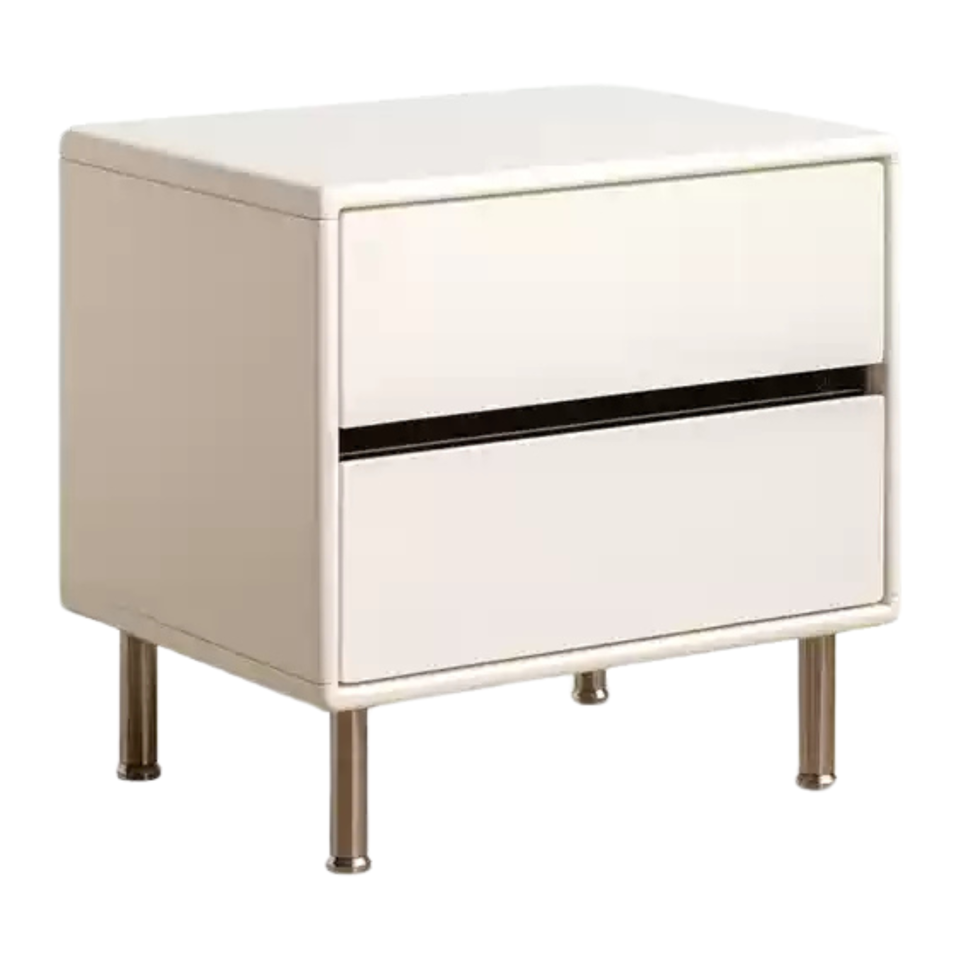 Beech Solid Wood Light Luxury Style Nightstand