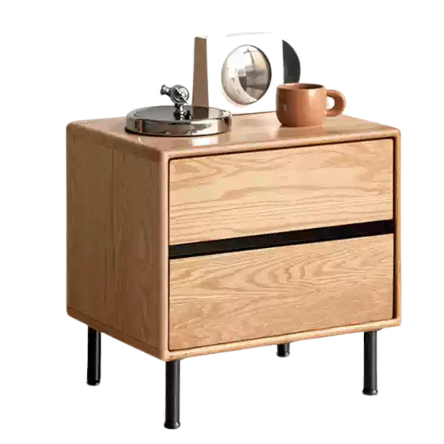 Oak Solid Wood Nightstand