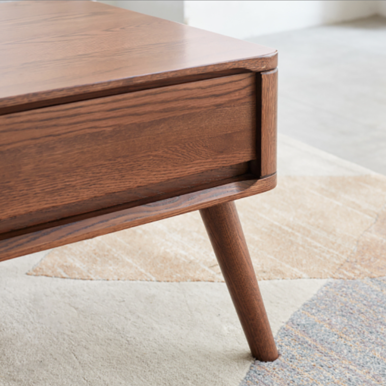 Oak Solid Wood Elevating Coffee Table