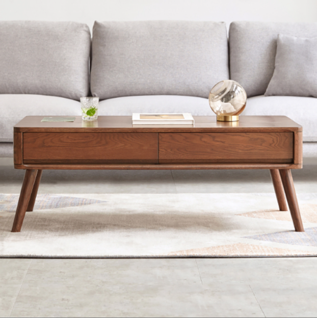 Oak Solid Wood Elevating Coffee Table