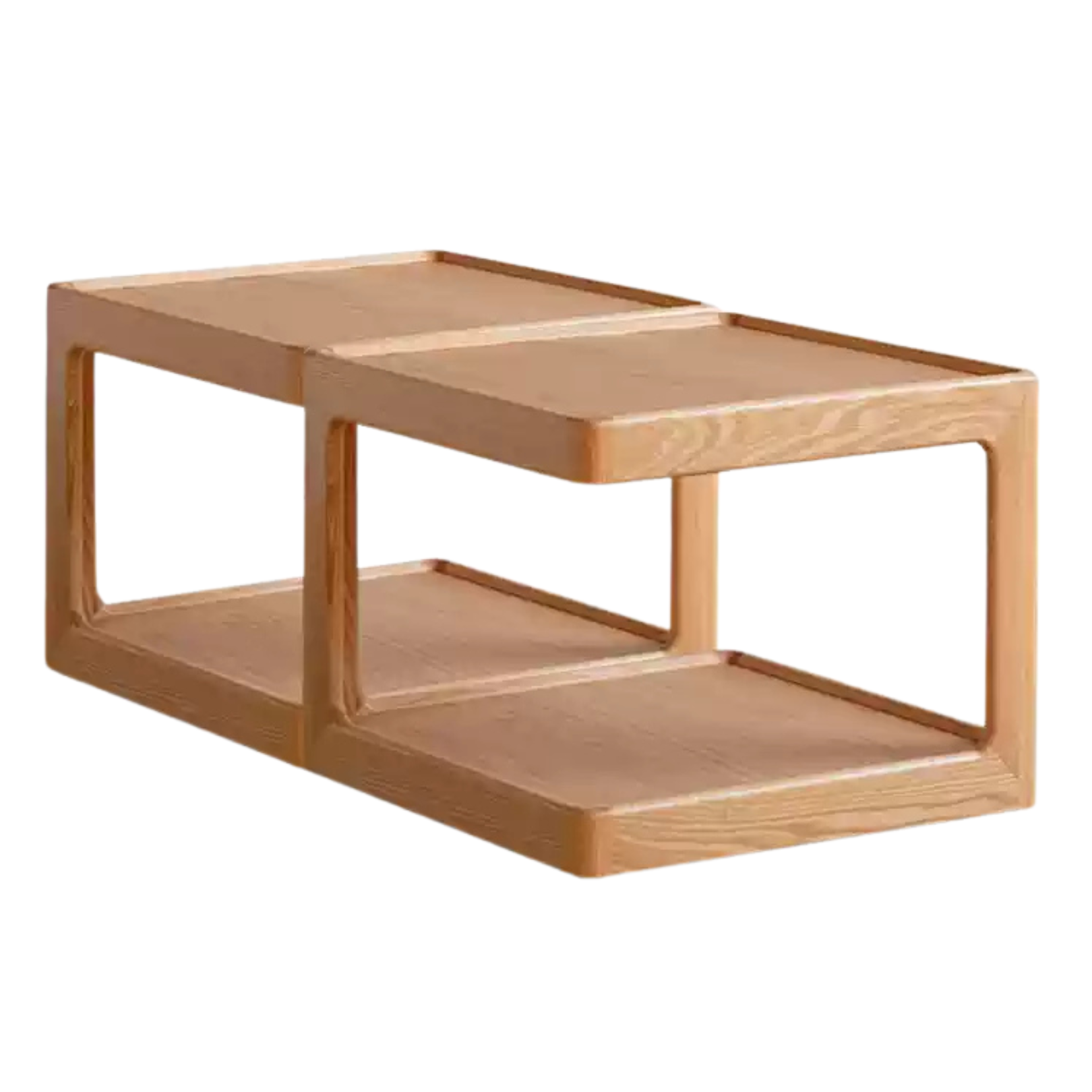 Oak Solid Wood Square Coffee Table